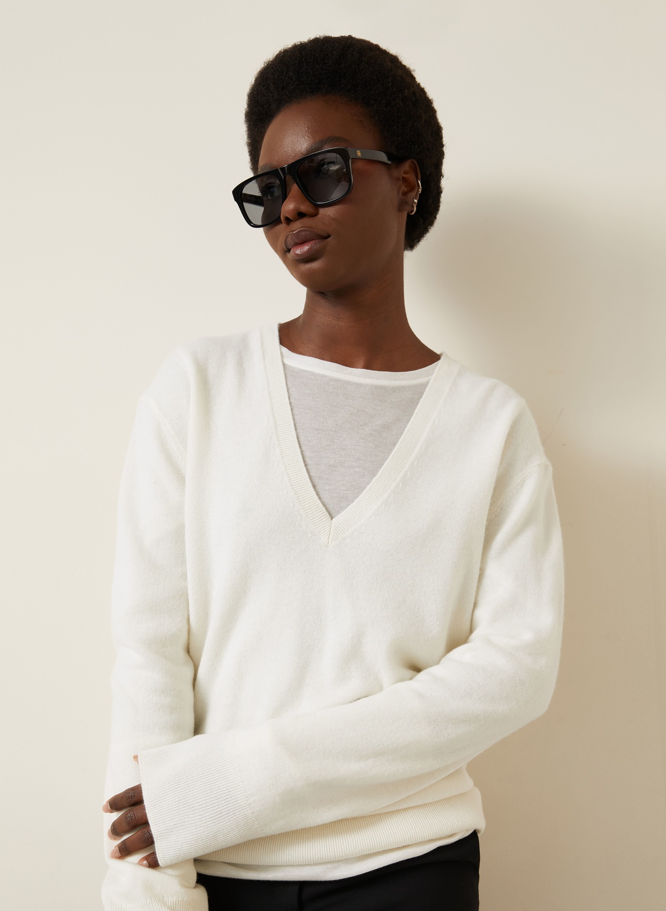 TOTEME Kasjmier trui: ECRU