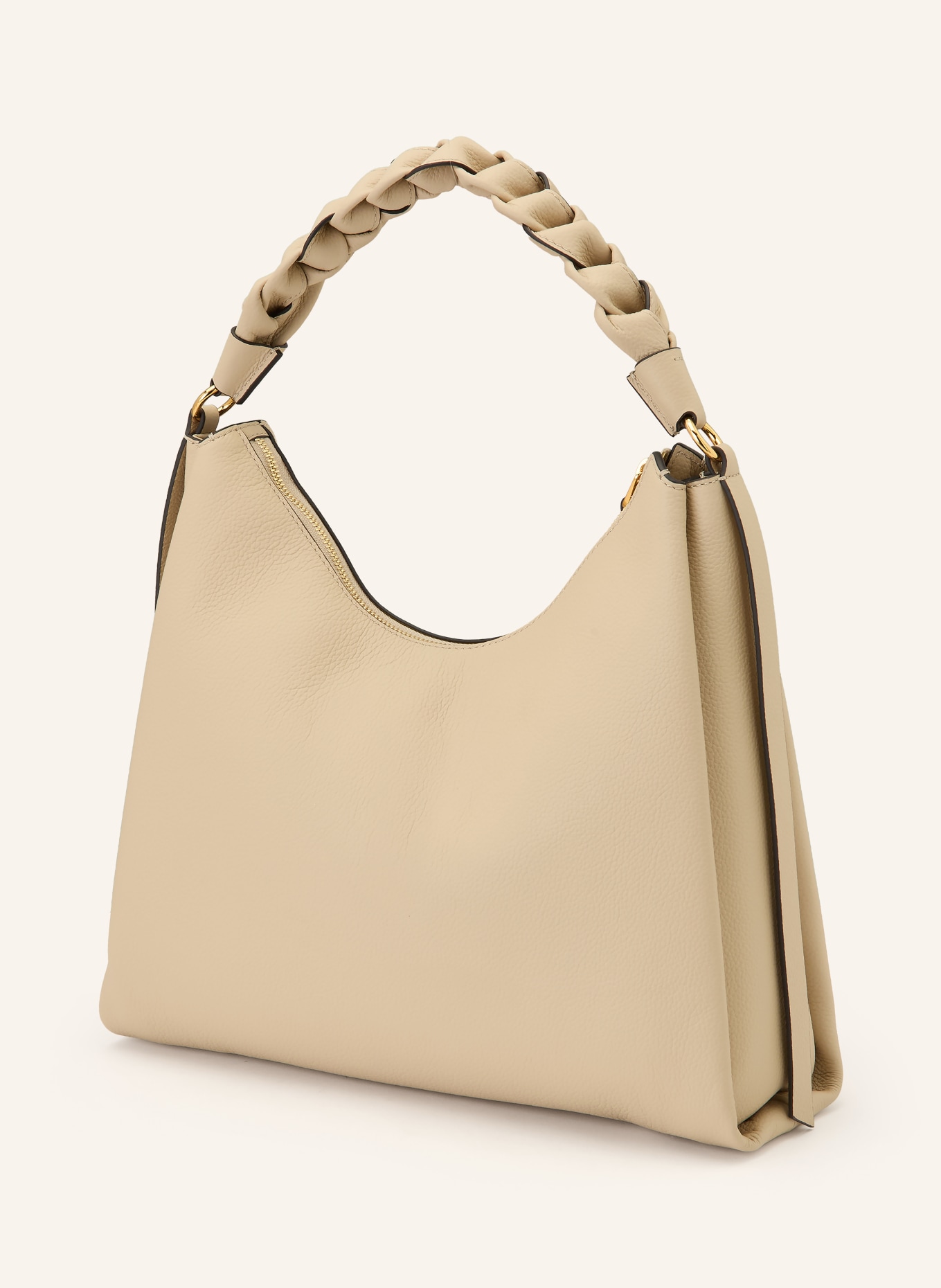 COCCINELLE Beuteltasche: HELLBRAUN / GOLD