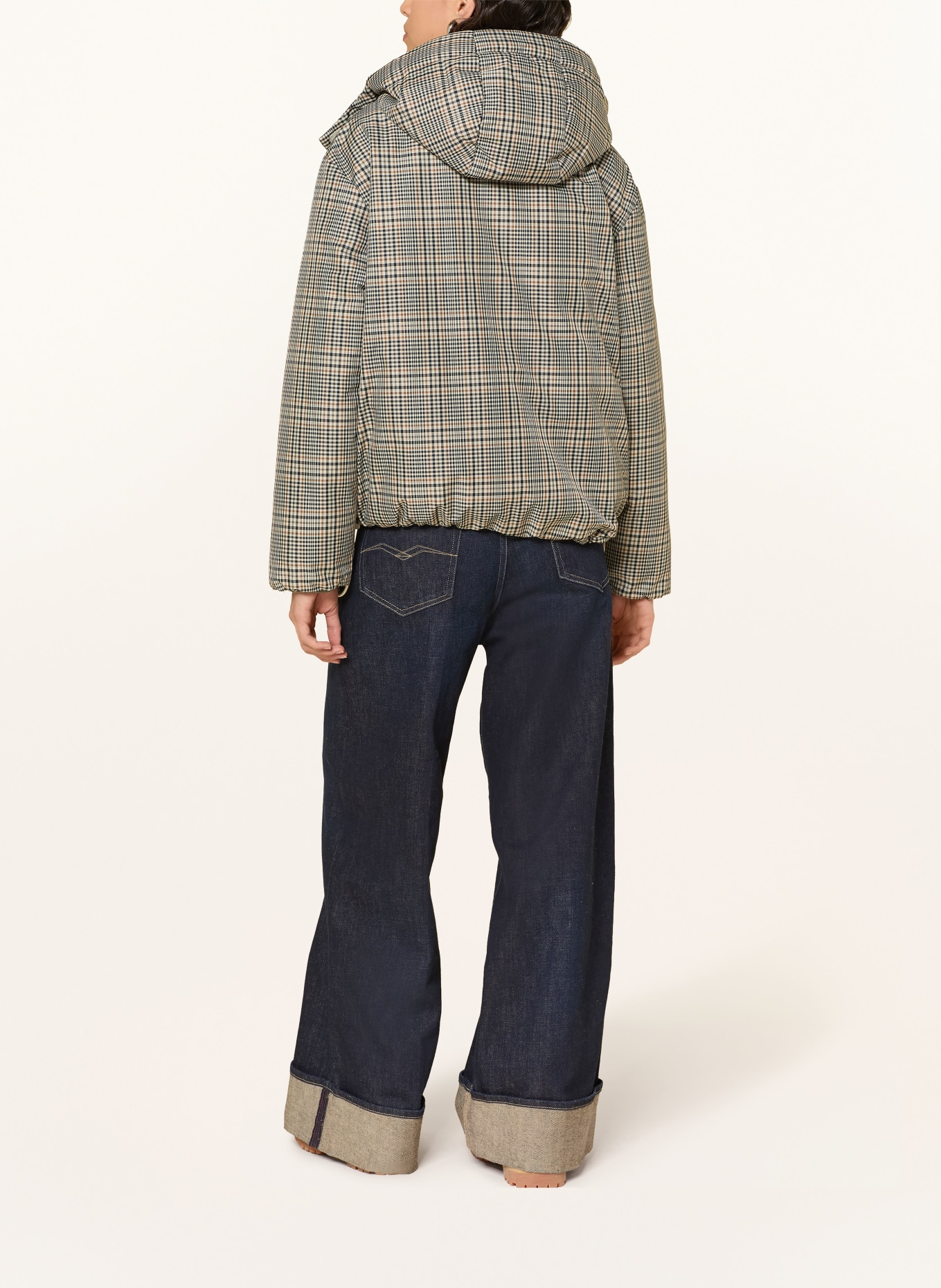 PEGADOR Jacke VALERA: ECRU / HELLBRAUN / SCHWARZ