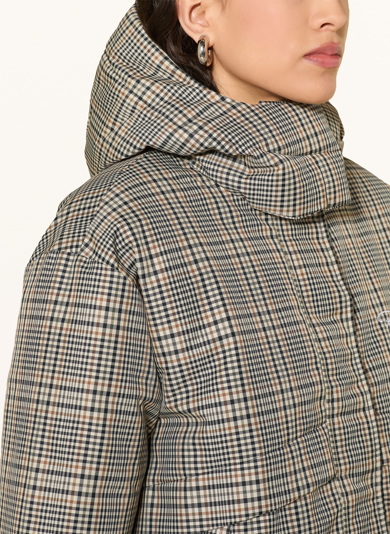 PEGADOR Jacke VALERA: ECRU / HELLBRAUN / SCHWARZ