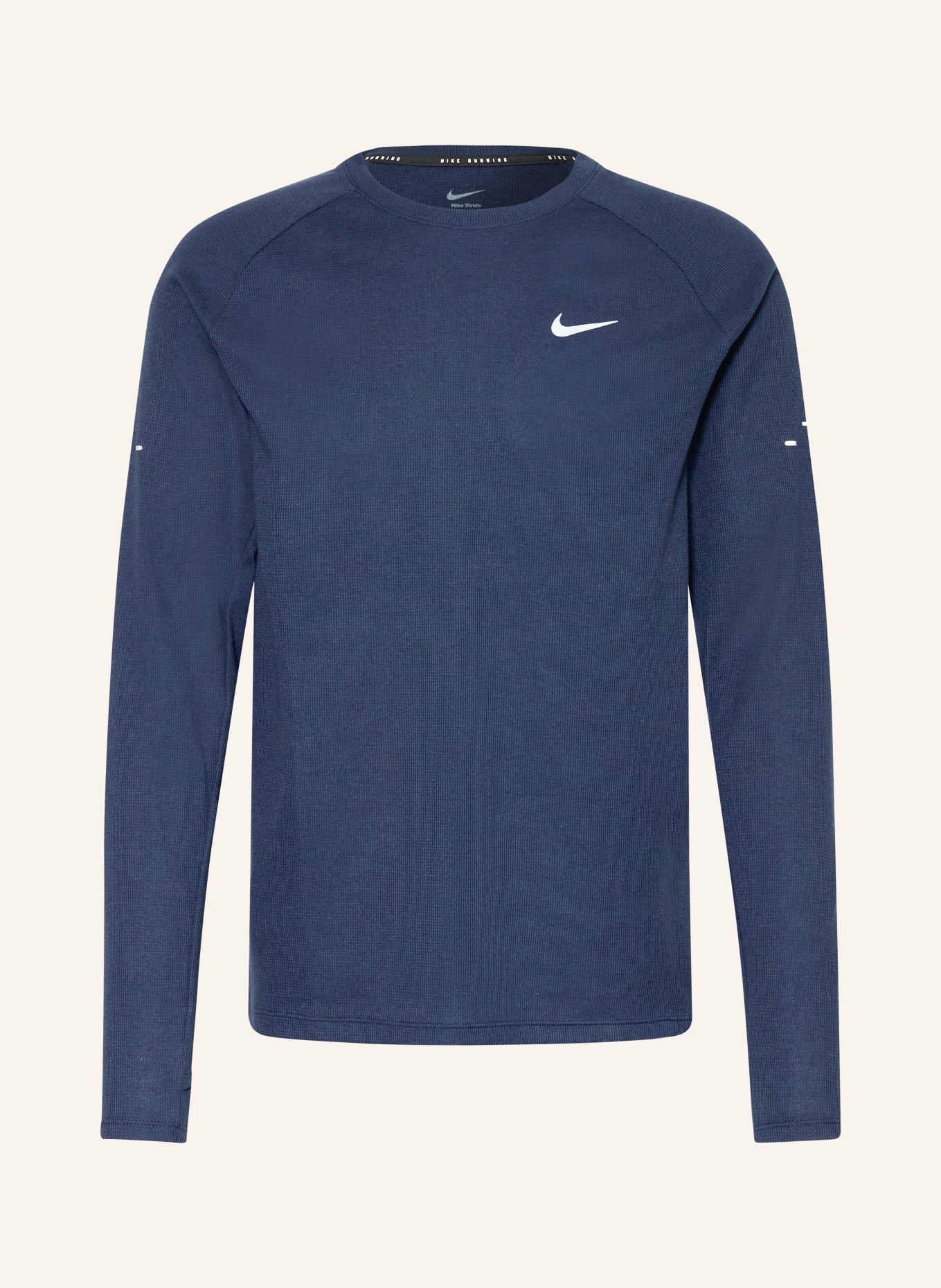 Nike STRIDE running shirt: BLUE / GRAY
