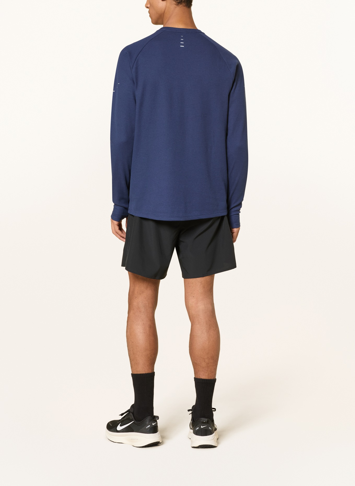 Nike STRIDE running shirt: BLUE / GRAY