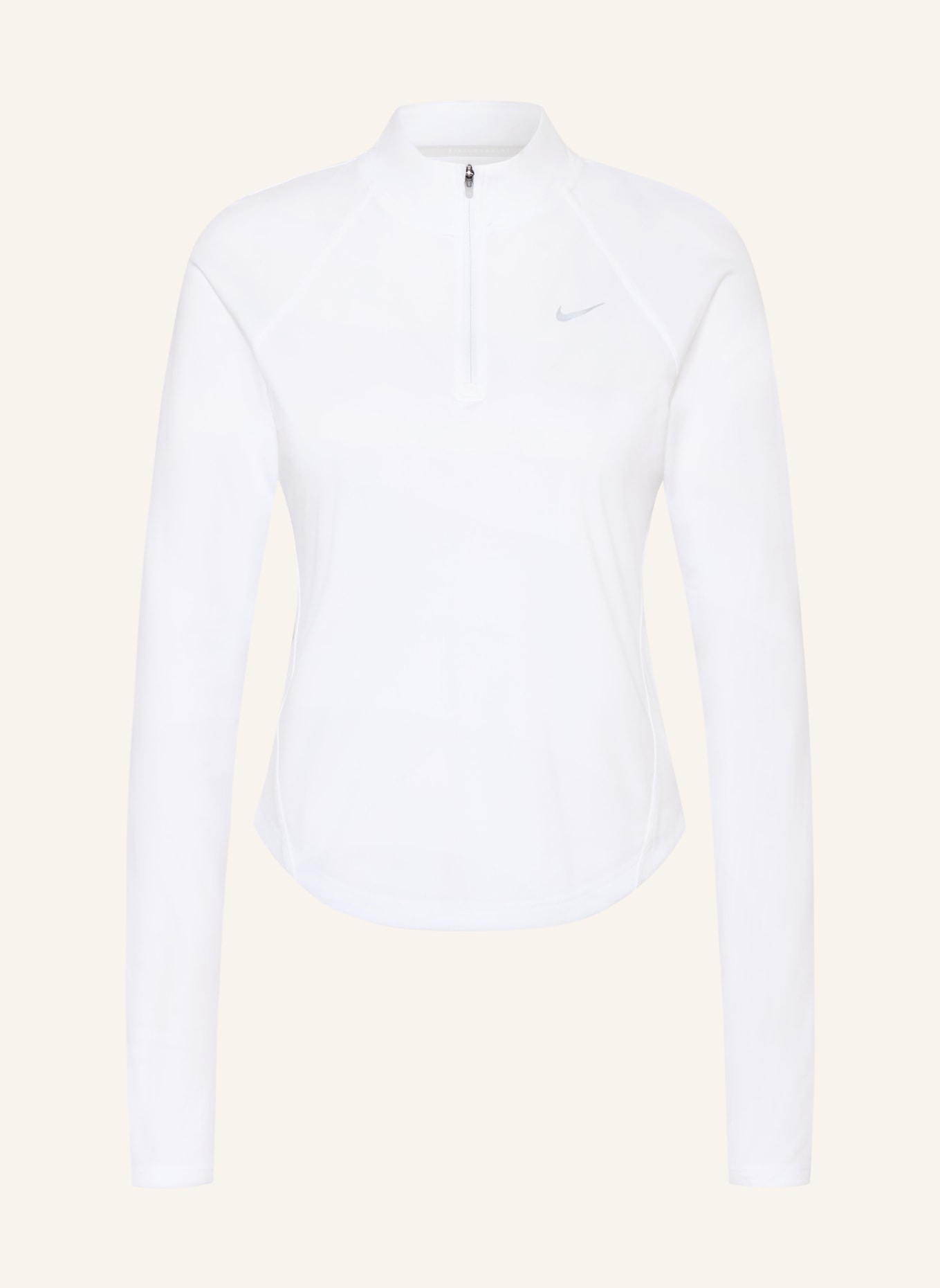 Nike Laufshirt TEMPO DRI-FIT: WEISS