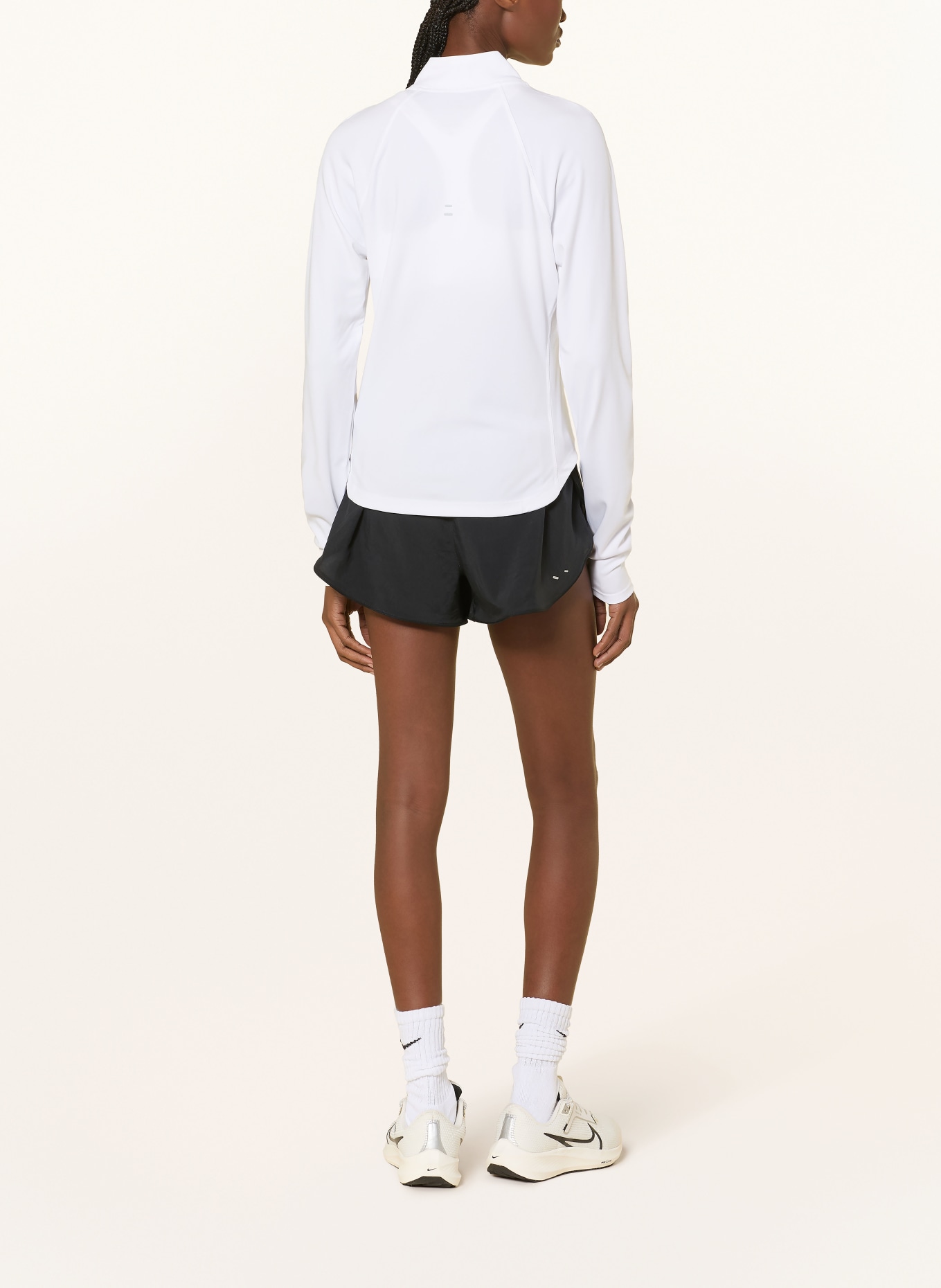 Nike Laufshirt TEMPO DRI-FIT: WEISS