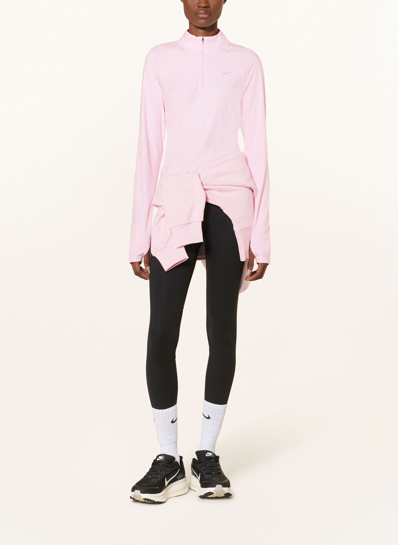 Nike Laufshirt TEMPO DRI-FIT: HELLROSA