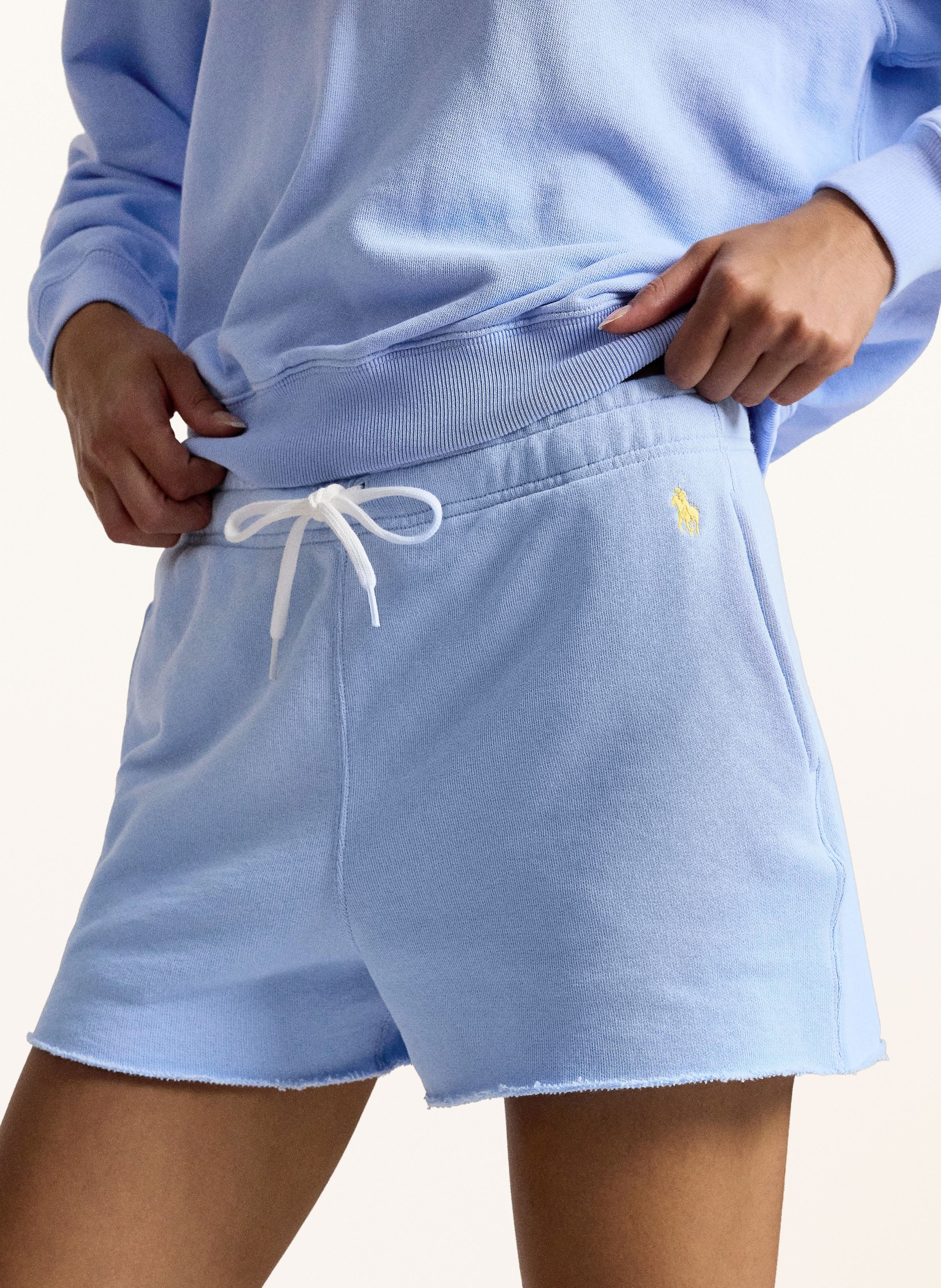 POLO RALPH LAUREN Sweatshorts: LICHTBLAUW