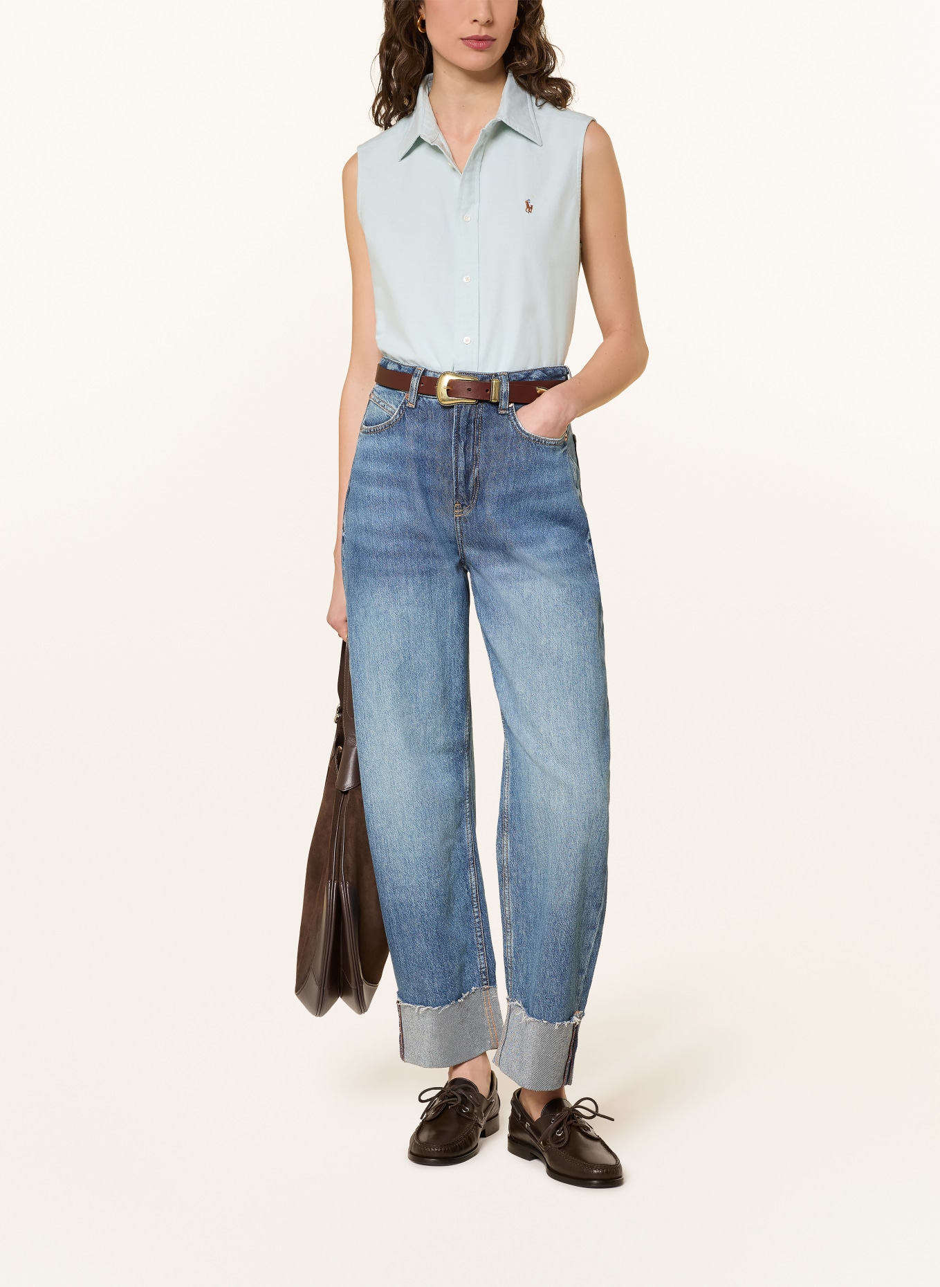 POLO RALPH LAUREN Bluzka bez rękawów: JASNOZIELONY