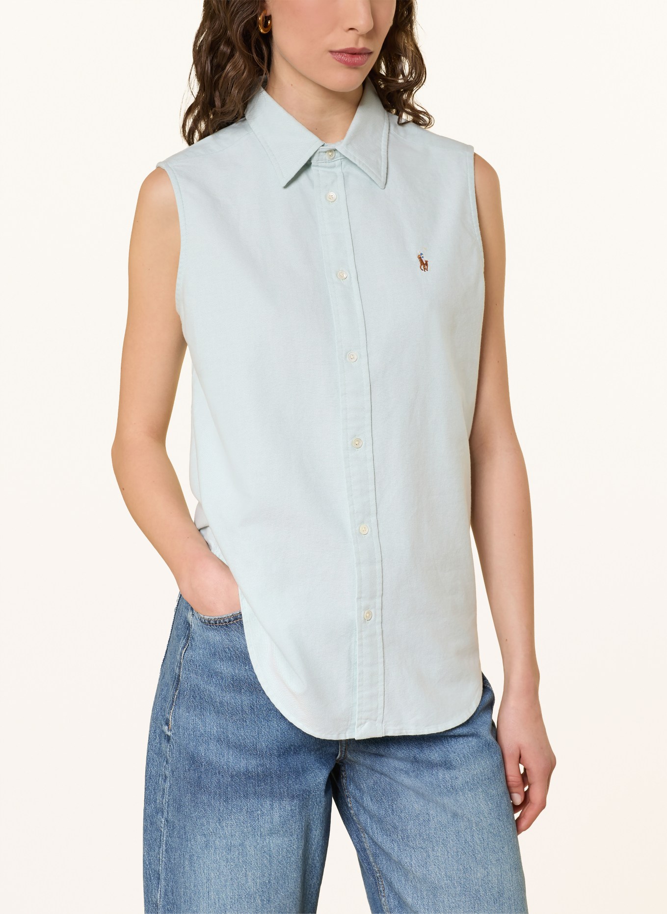 POLO RALPH LAUREN Bluzka bez rękawów: JASNOZIELONY