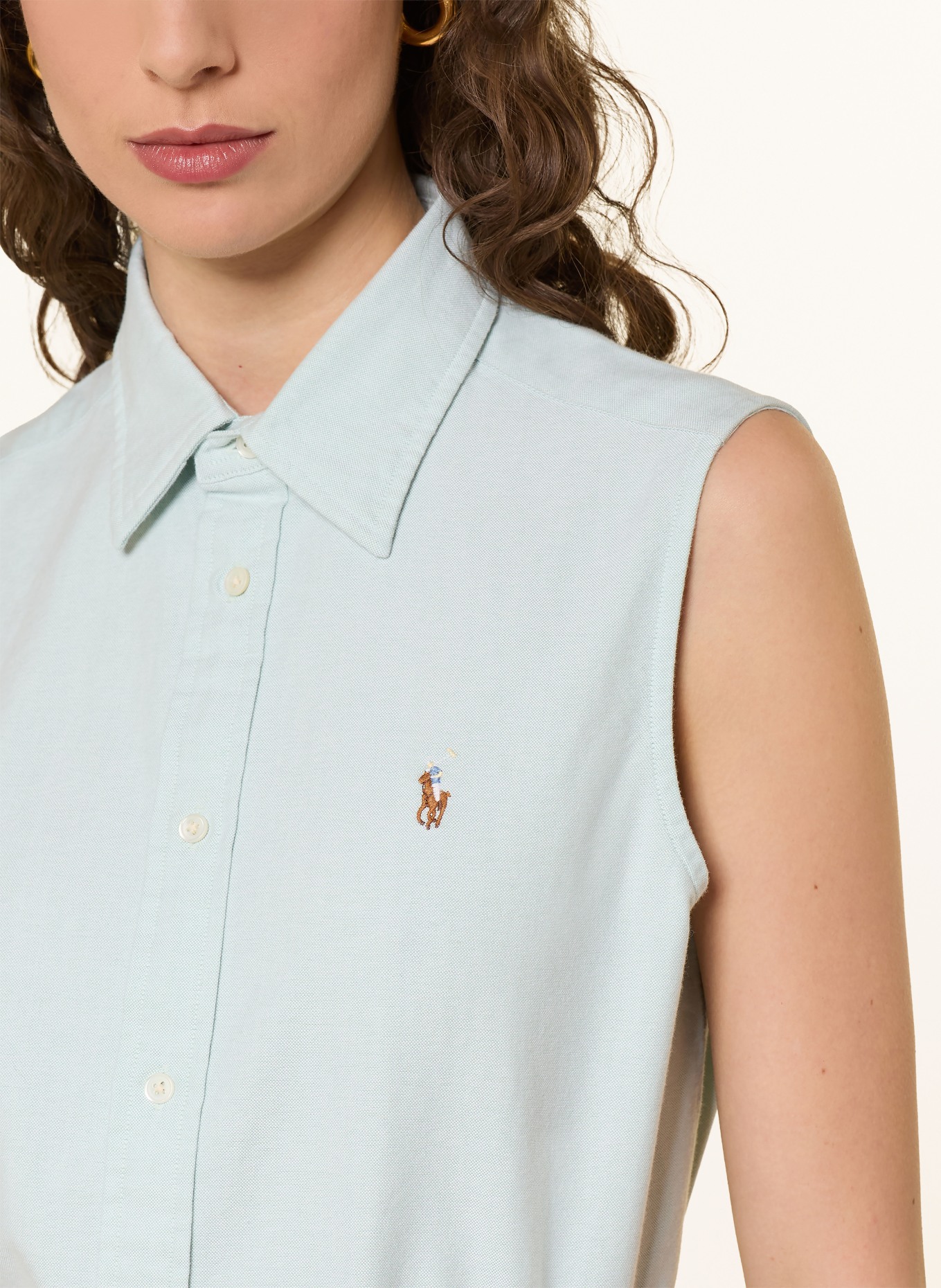 POLO RALPH LAUREN Bluzka bez rękawów: JASNOZIELONY