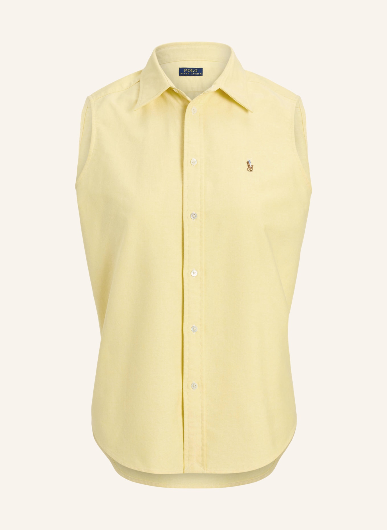 POLO RALPH LAUREN Bluzka bez rękawów: ŻÓŁTY