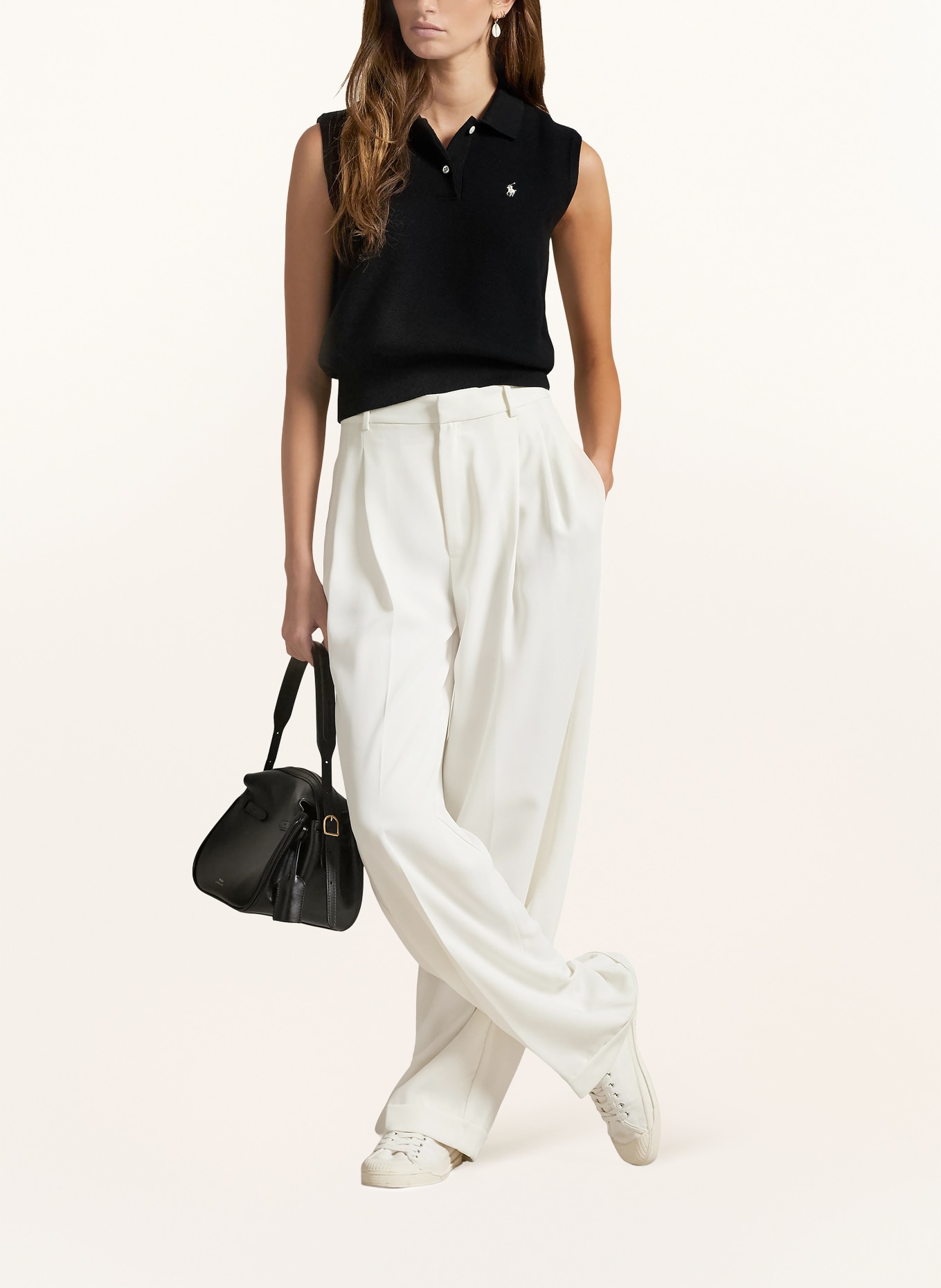 POLO RALPH LAUREN Pullunder: SCHWARZ