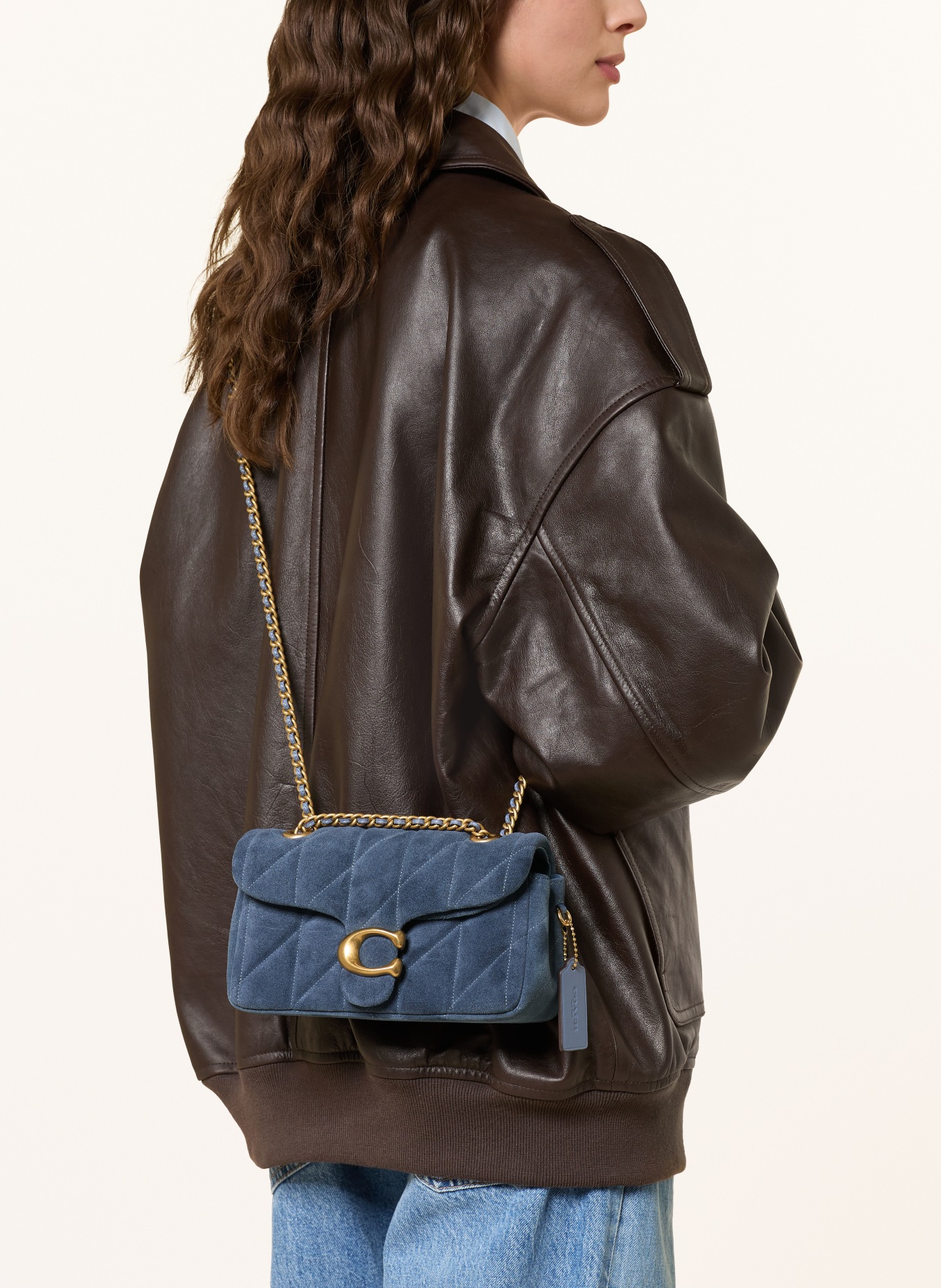 COACH Umhängetasche TABBY 20: DUNKELBLAU