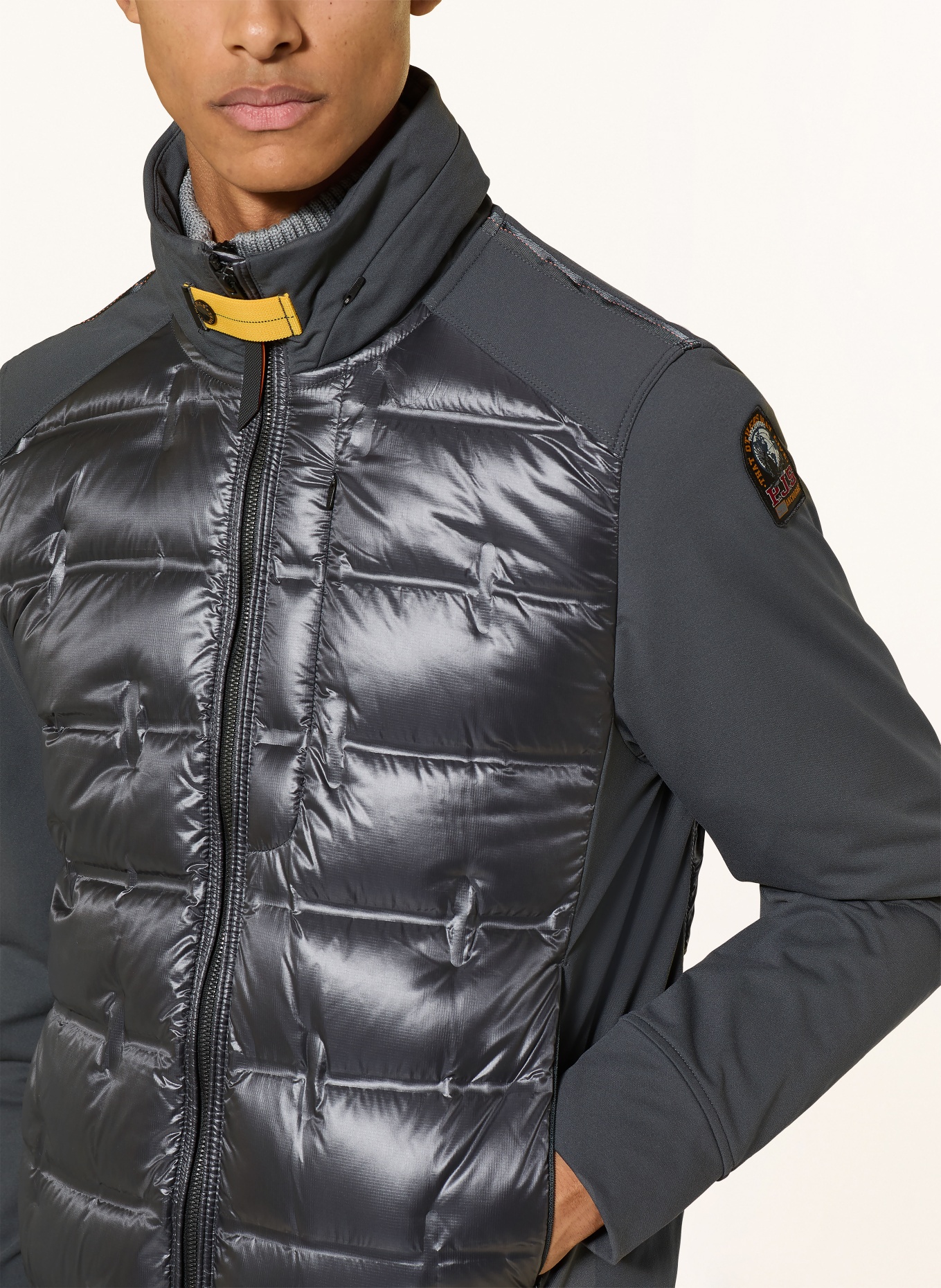 PARAJUMPERS Down jacket MATTY in mixed materials: DARK GRAY