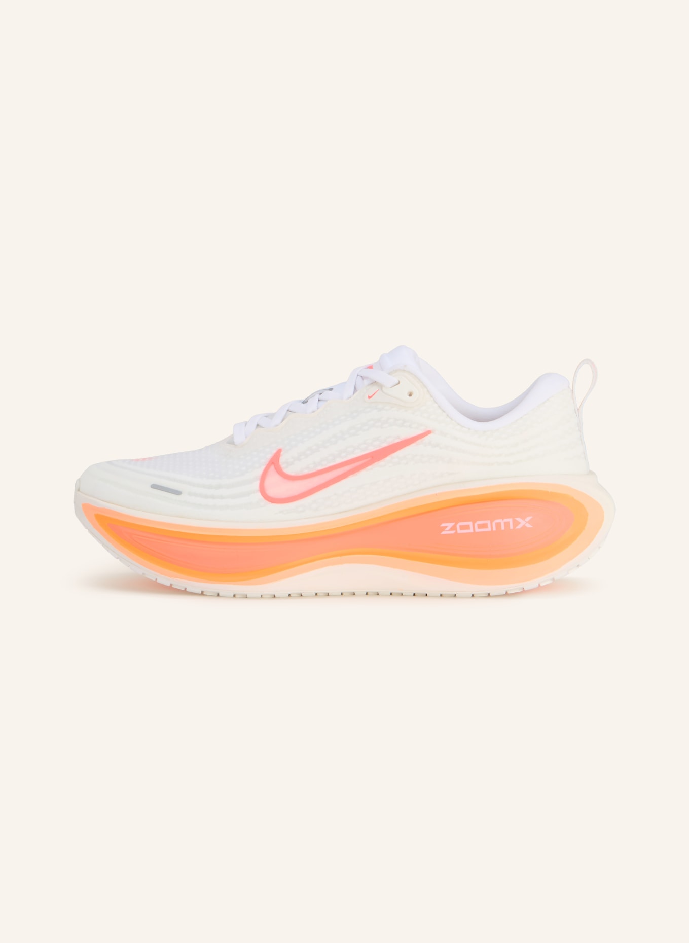 Nike Laufschuhe VOMERO PLUS: WEISS / NEONROT