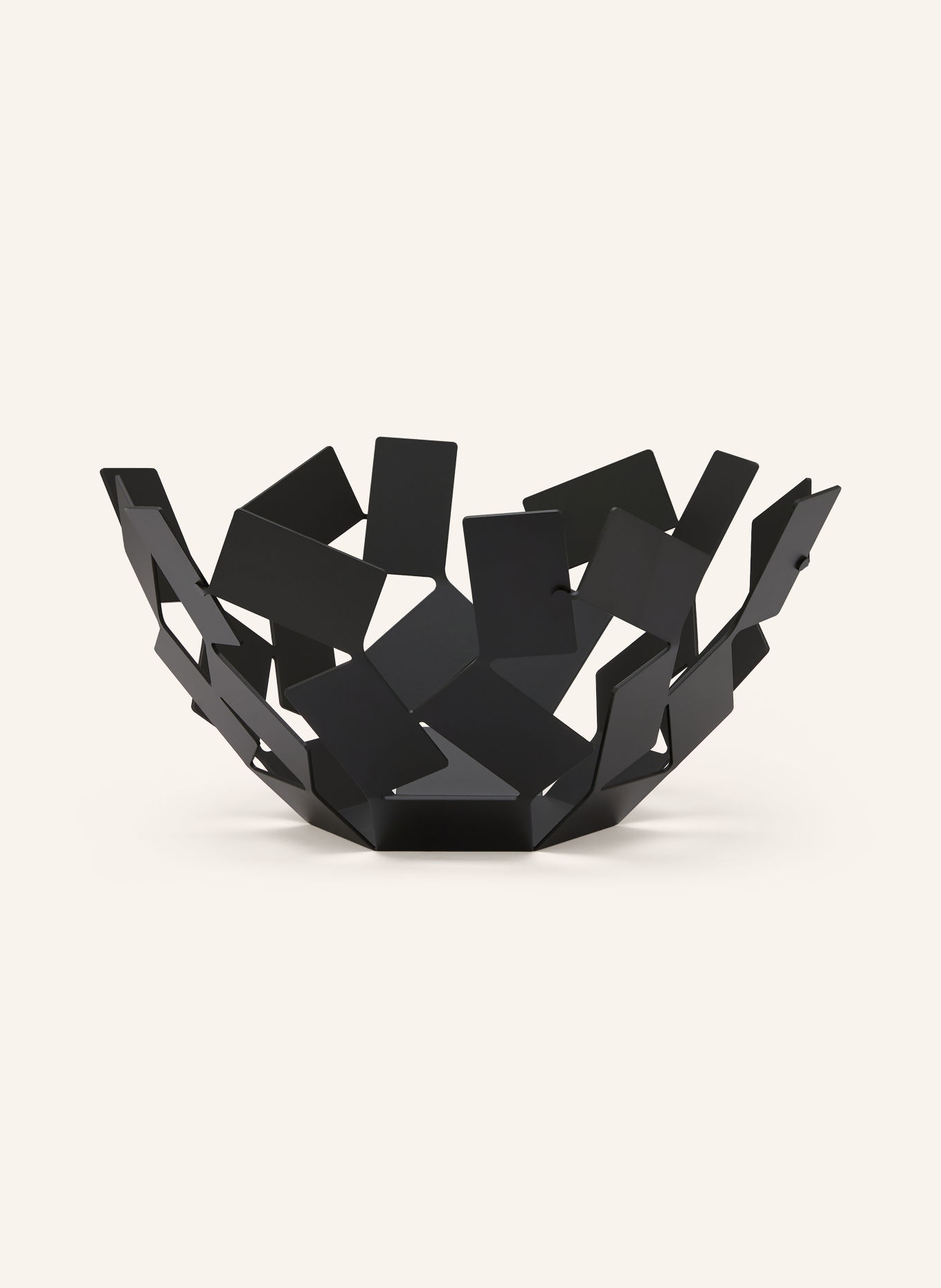 ALESSI Obstschale LA STANZA DELLO SCIROCCO: SCHWARZ