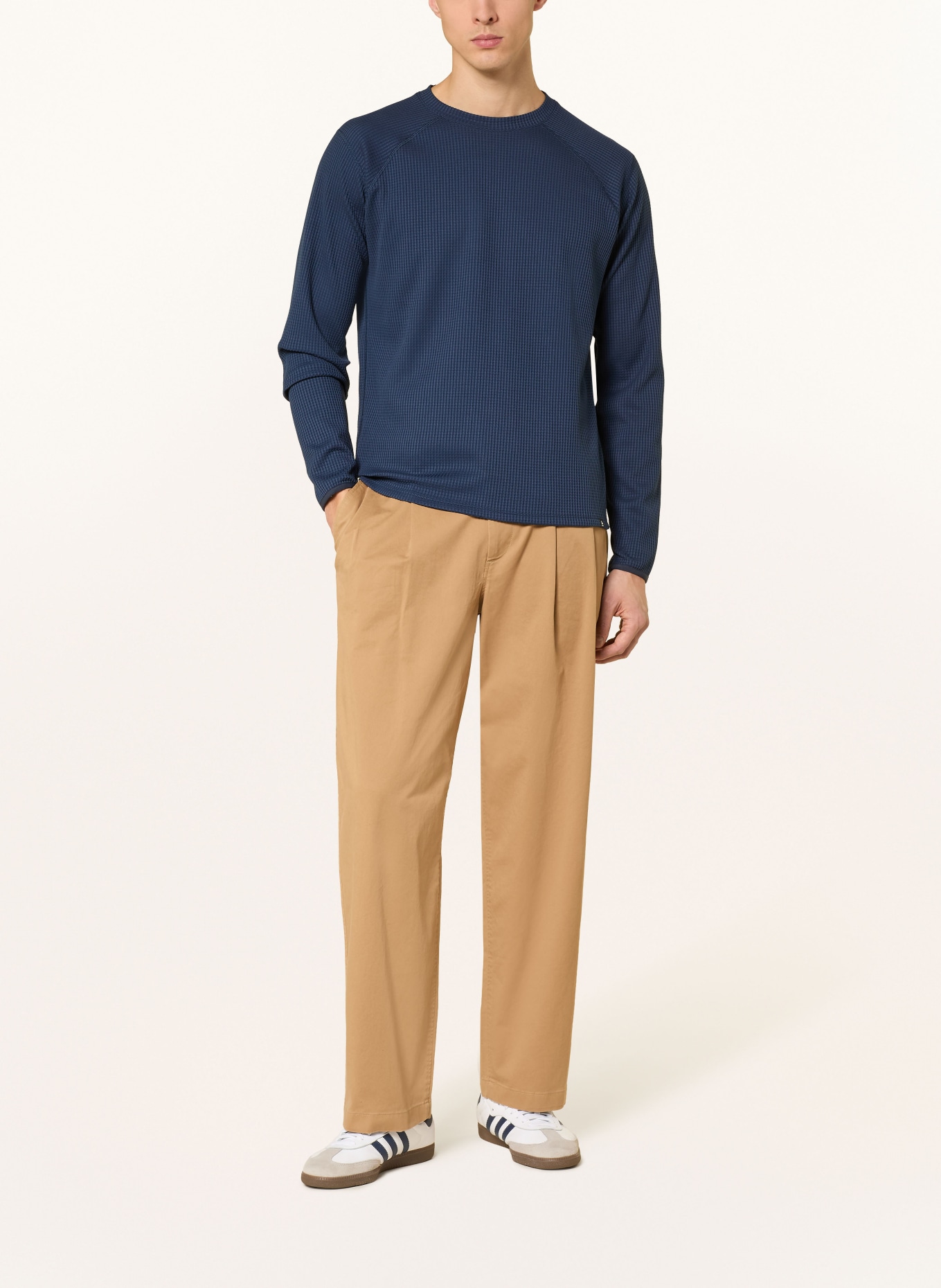 odlo CUBIC long sleeve shirt: DARK BLUE