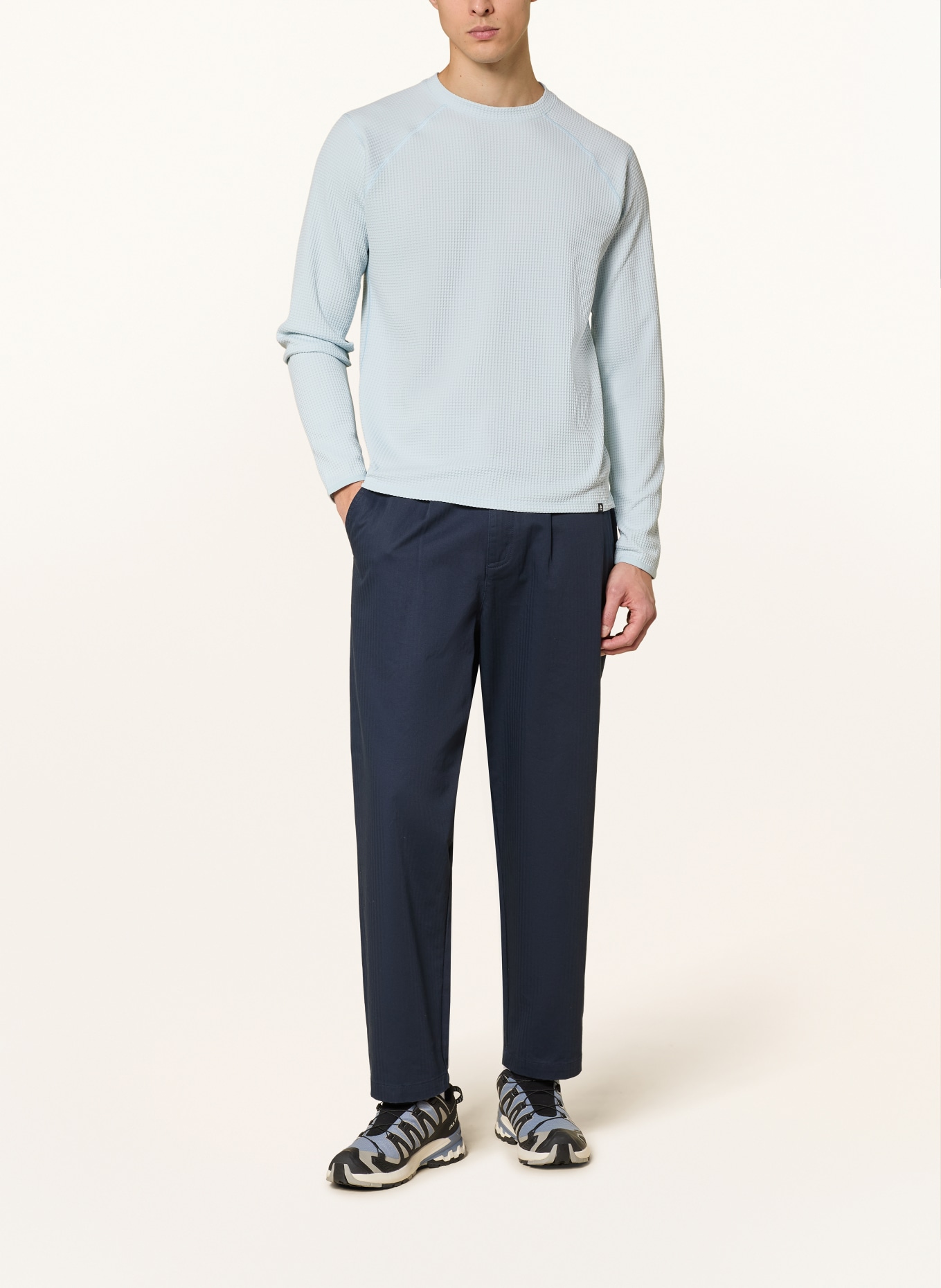 odlo CUBIC long sleeve shirt: LIGHT BLUE