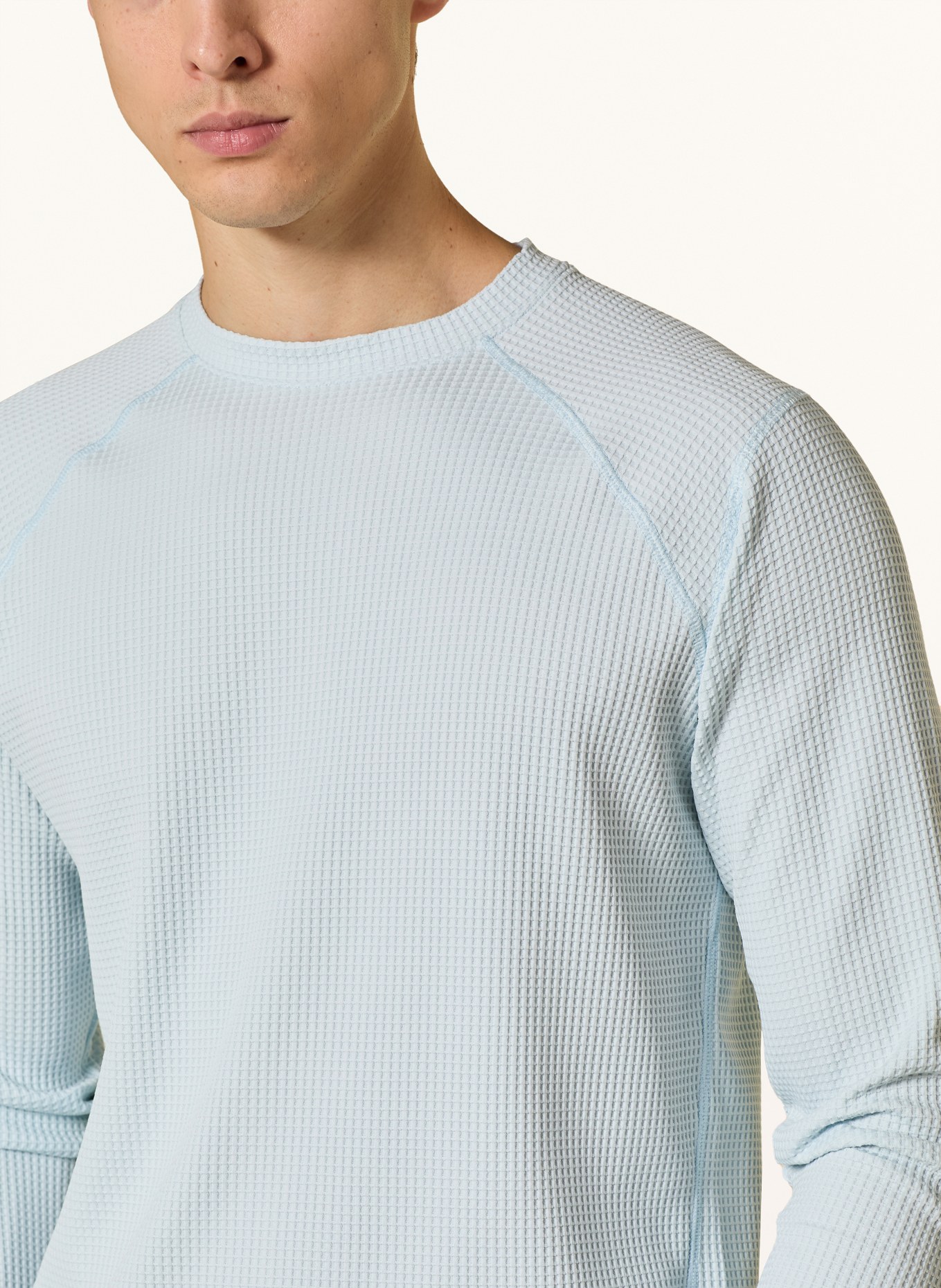 odlo CUBIC long sleeve shirt: LIGHT BLUE