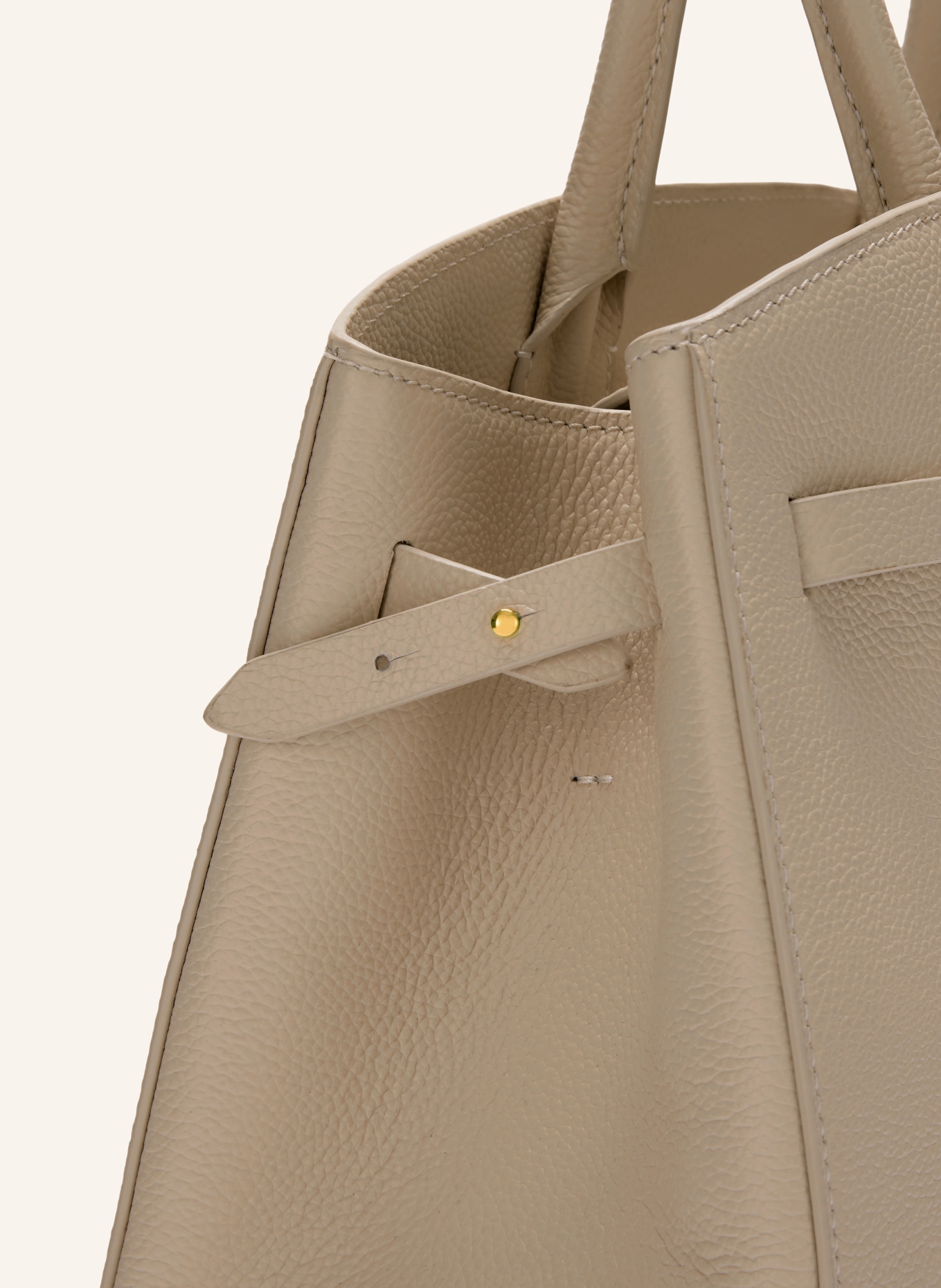 DEMELLIER Handtasche THE HUDSON: CAMEL / GOLD