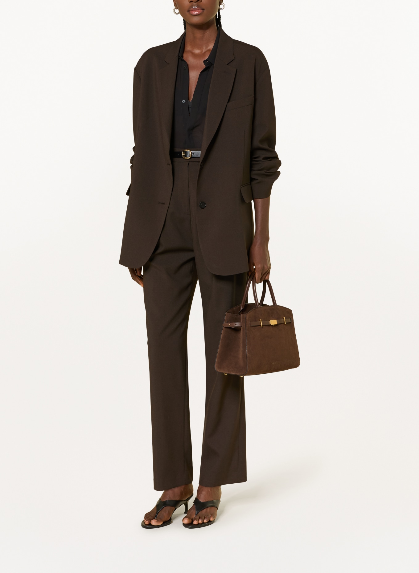 DEMELLIER Handtas THE HUDSON: MARRON FONCÉ