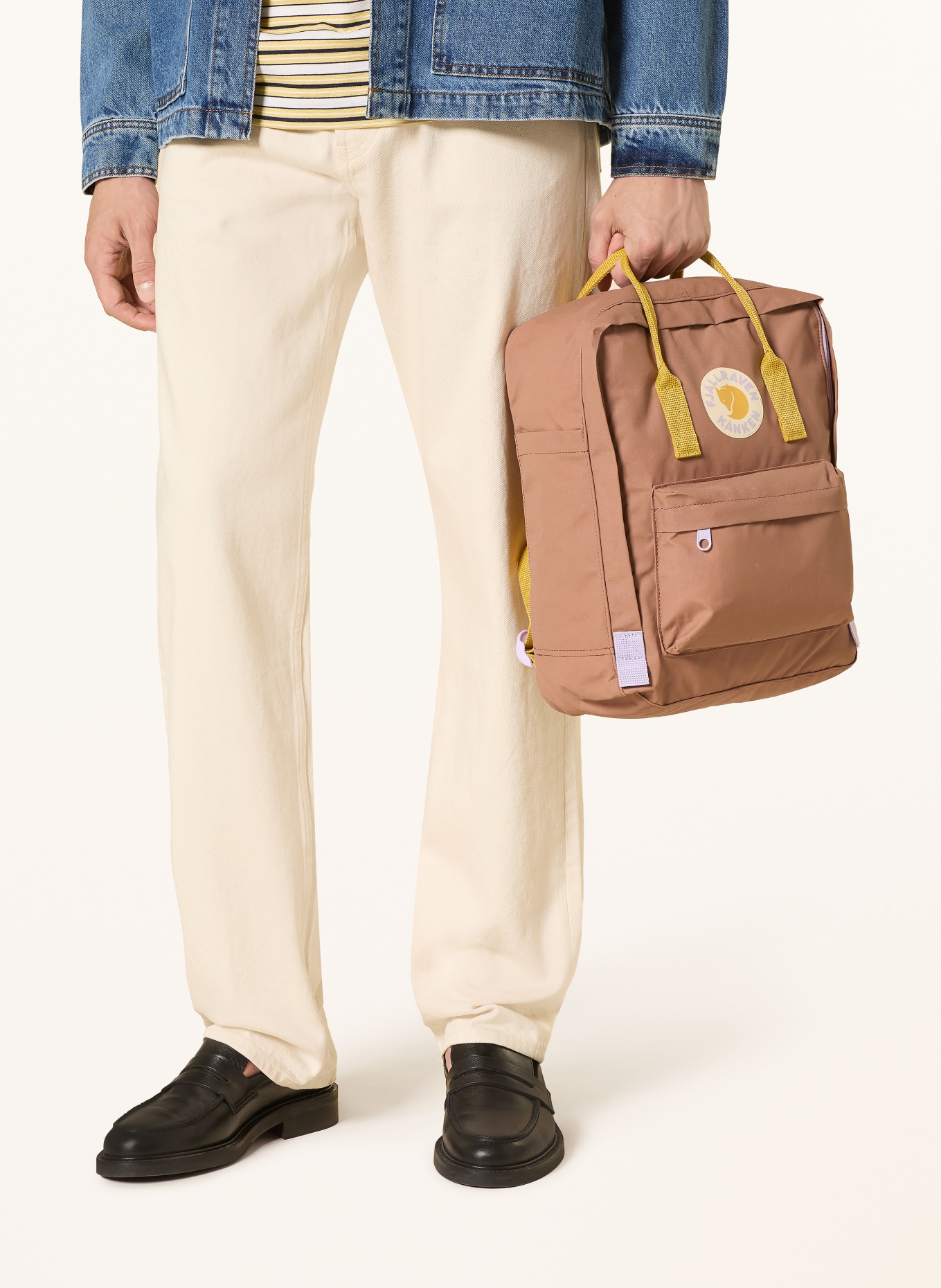 FJÄLLRÄVEN Rucksack KÅNKEN KONCEPT: HELLBRAUN / DUNKELGELB