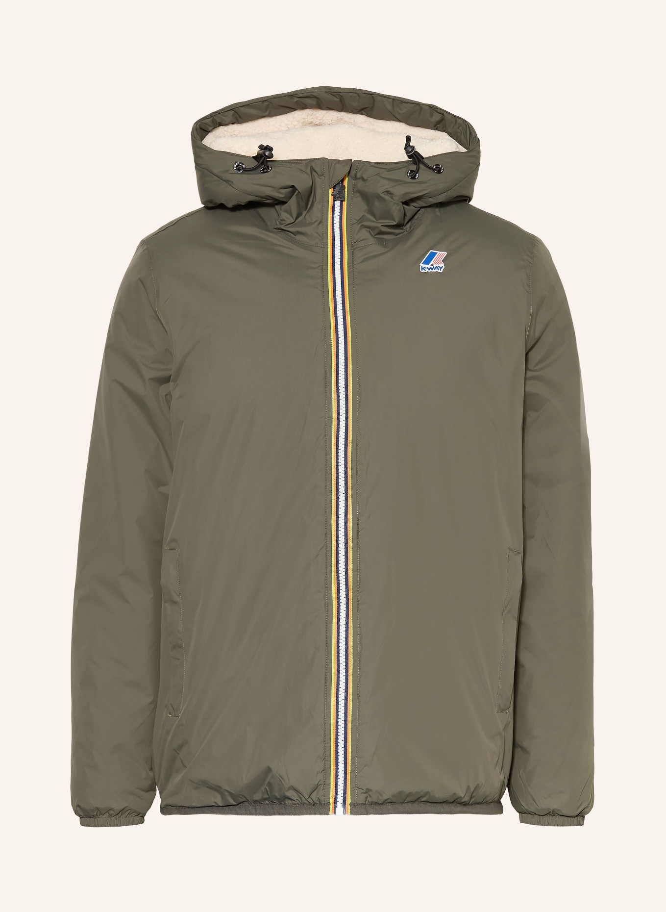 K-WAY Jas LE VRAI 4.0 CLAUDE ORSETTO: KAKI