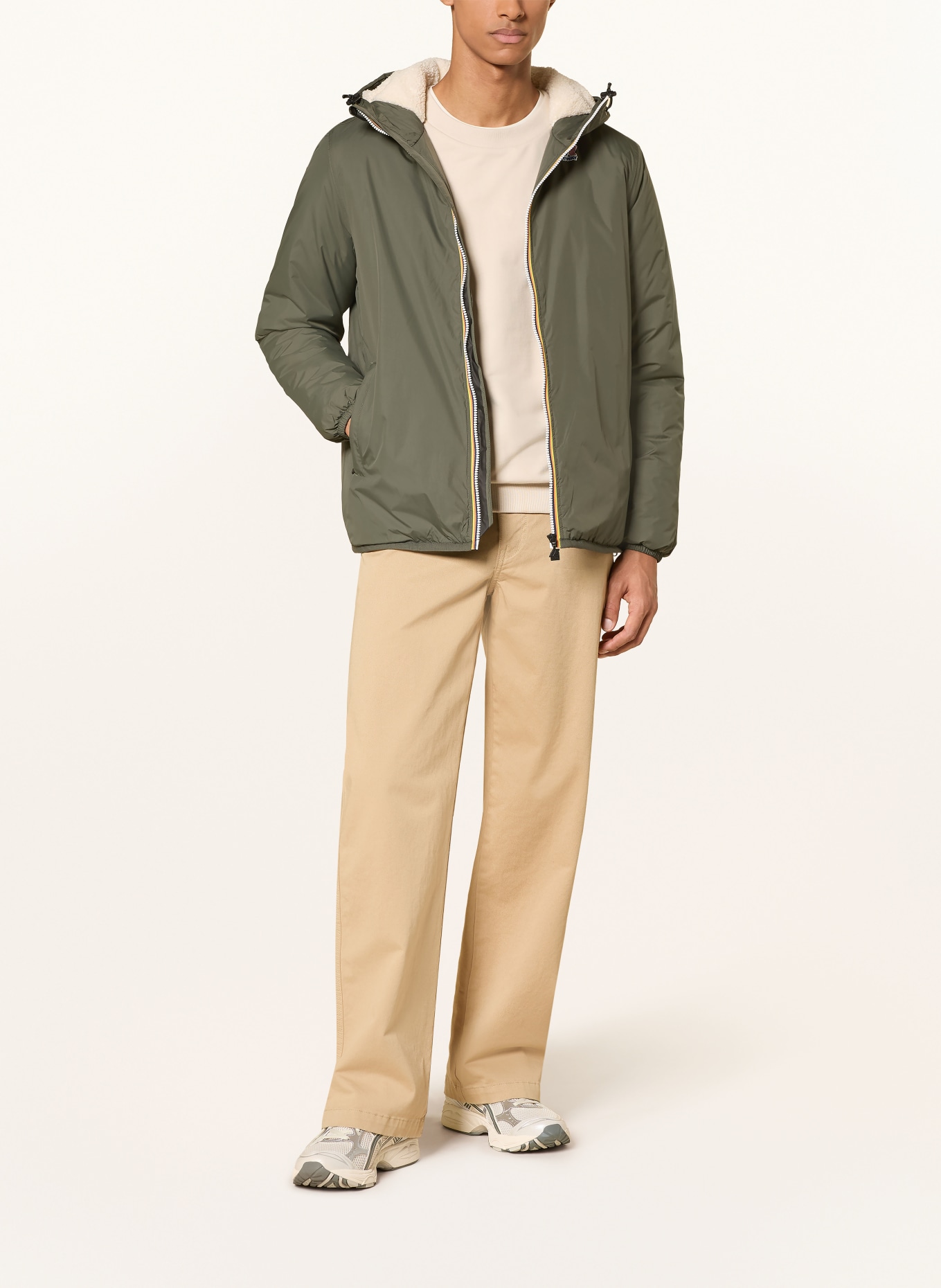 K-WAY Jas LE VRAI 4.0 CLAUDE ORSETTO: KAKI