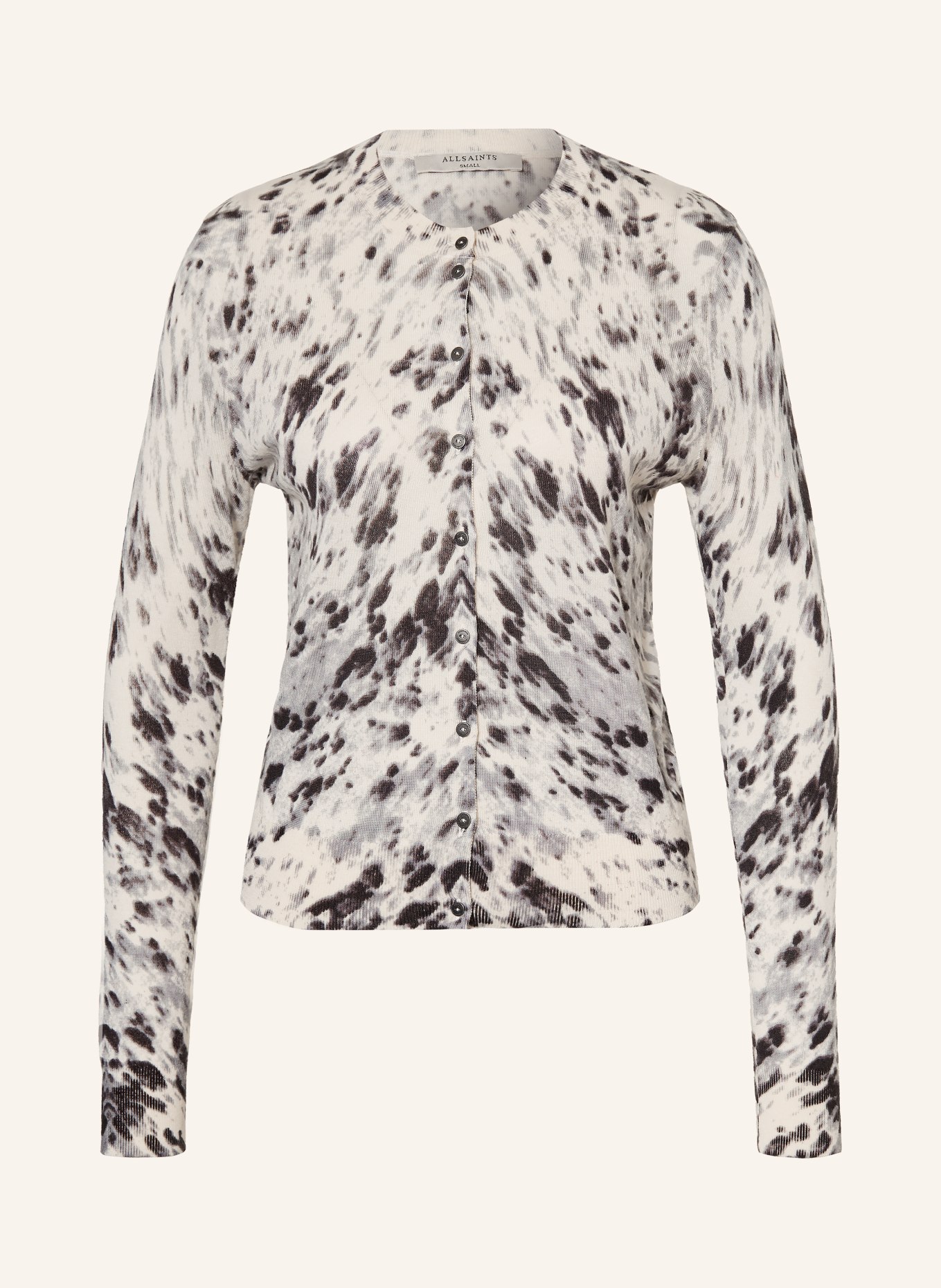 ALLSAINTS Kardigan ANOUK: CZARNY / BEŻOWY / SZARY