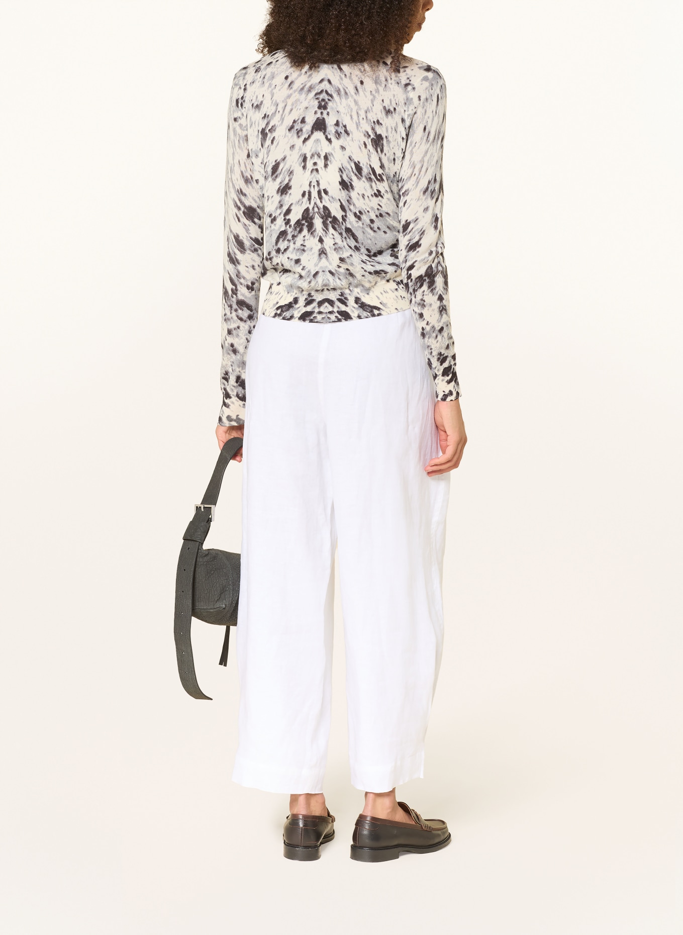 ALLSAINTS Kardigan ANOUK: CZARNY / BEŻOWY / SZARY