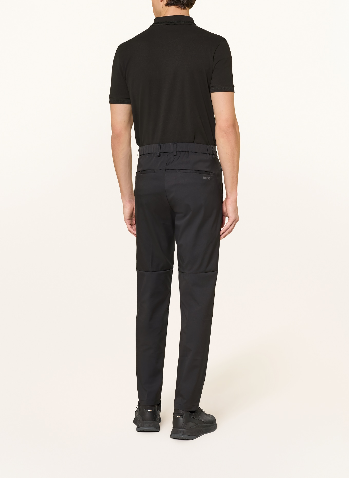 BOSS Spodnie golfowe PHOENIX PRO: CZARNY