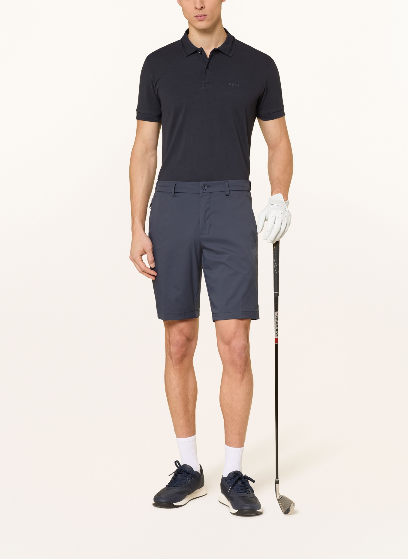 BOSS Golfshorts PHOENIX PRO: DONKERBLAUW