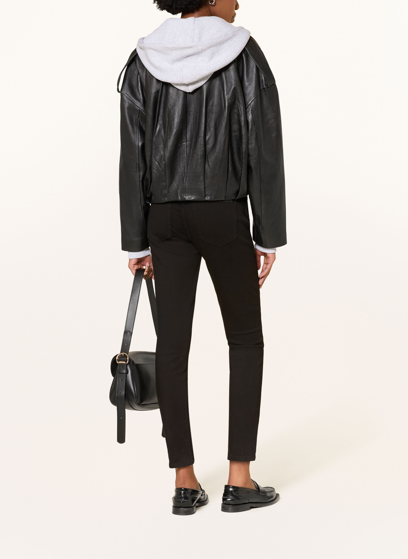 7 for all mankind Skinny džíny THE ANKLE SKINNY: RNS Rinsed Black