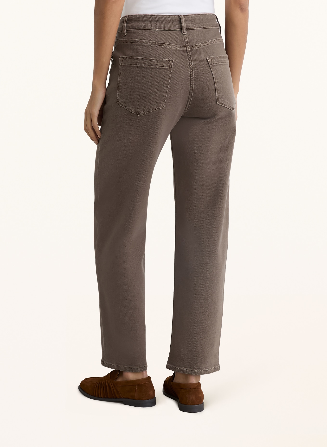 REISS Mom Jeans: 16 MOCHA BROWN