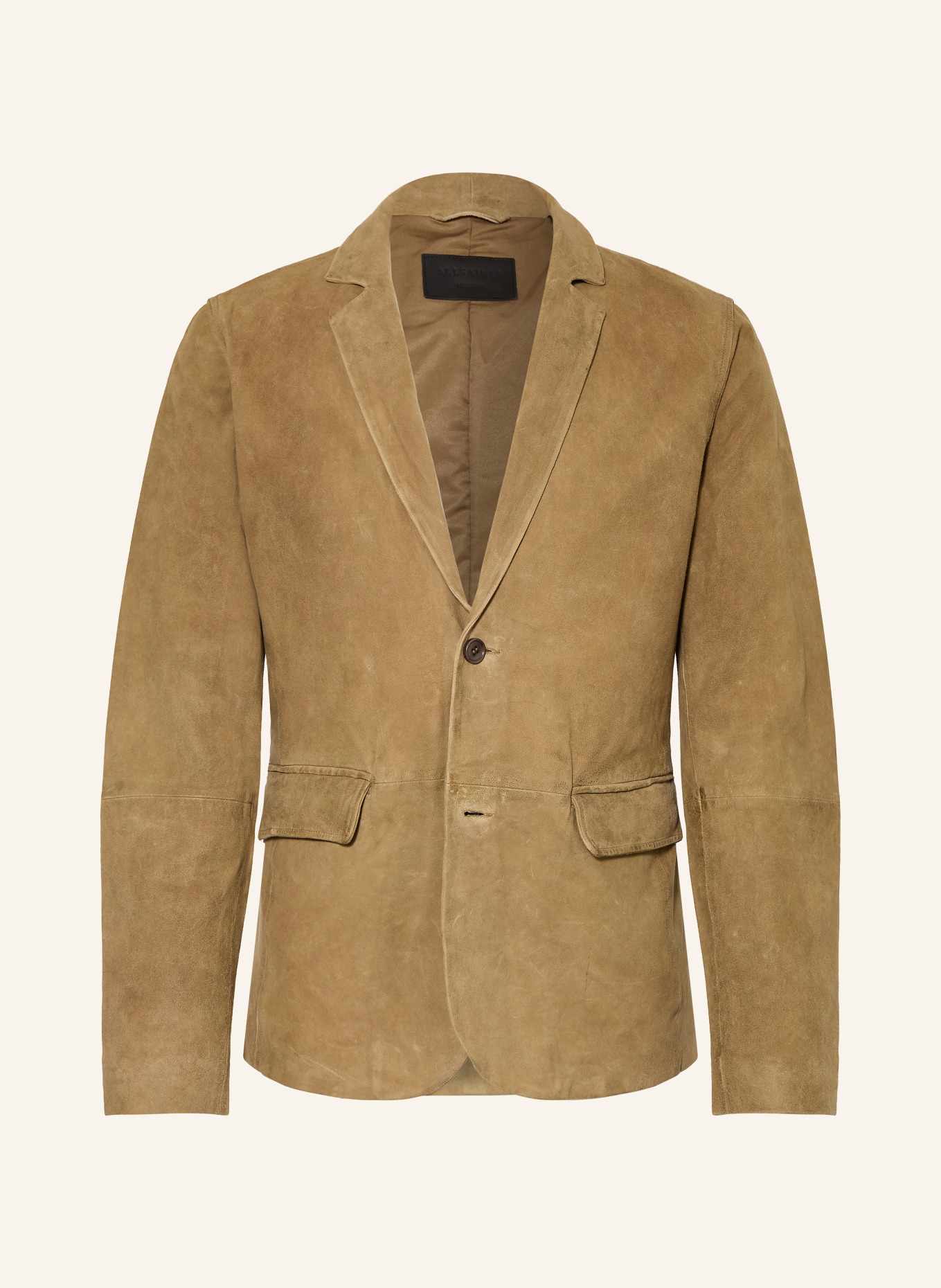 ALLSAINTS Leren jasje MONET Regular Fit: LICHTBRUIN