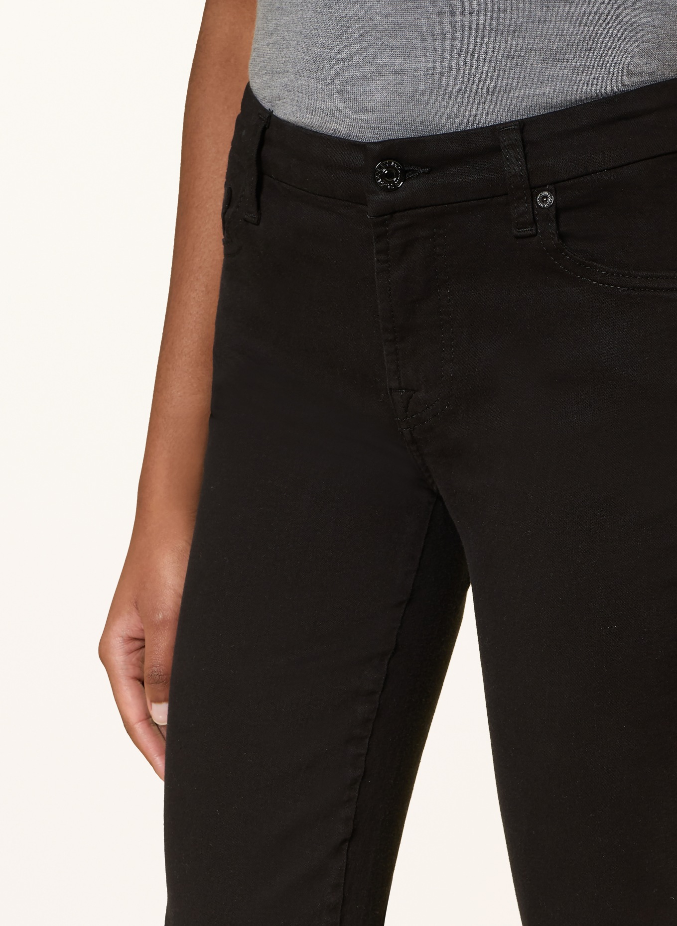 7 for all mankind Rechte jeans KIMMIE STRAIGHT: ZWART