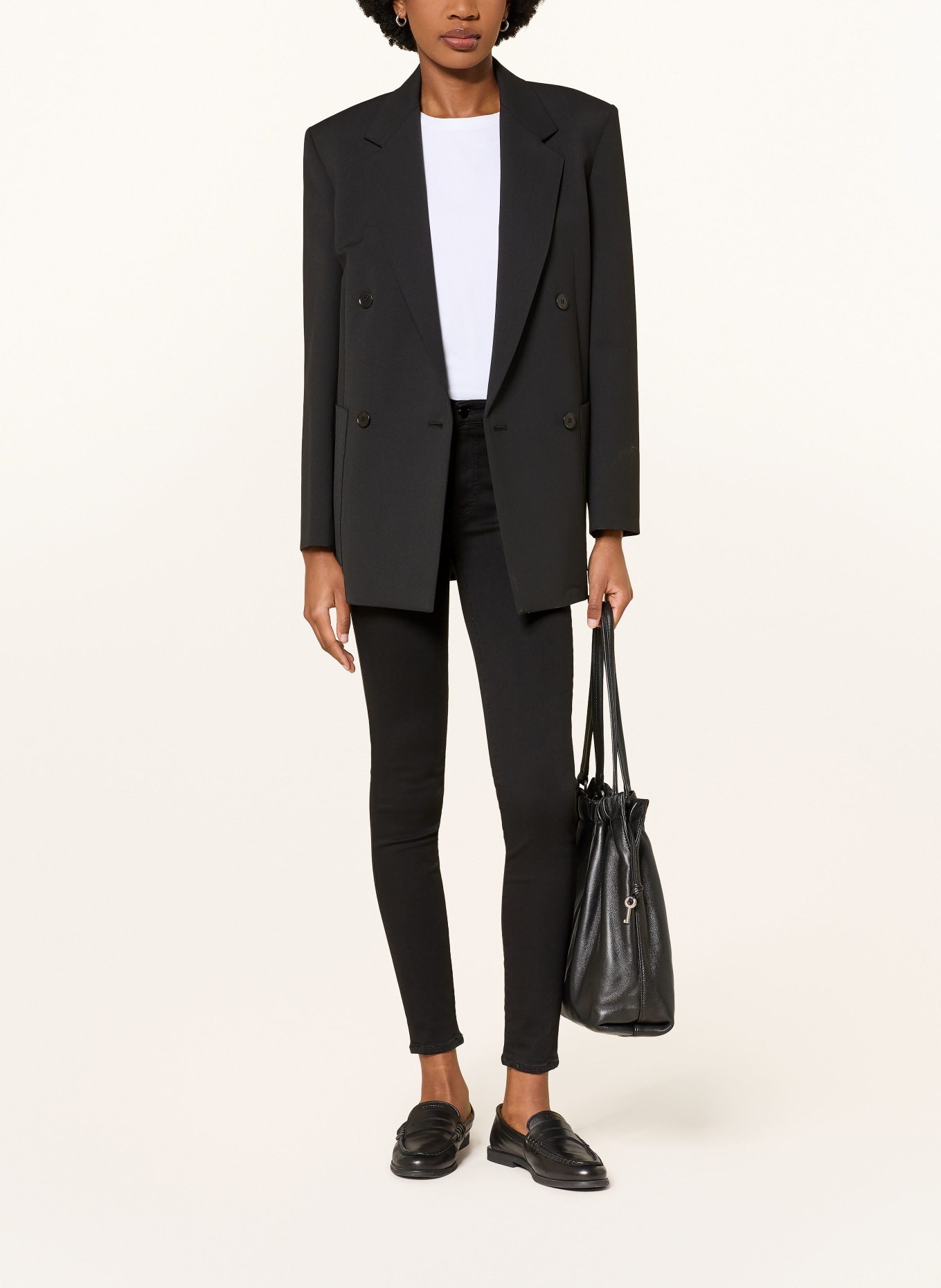 7 for all mankind Skinny džíny HW SKINNY: ČERNÁ