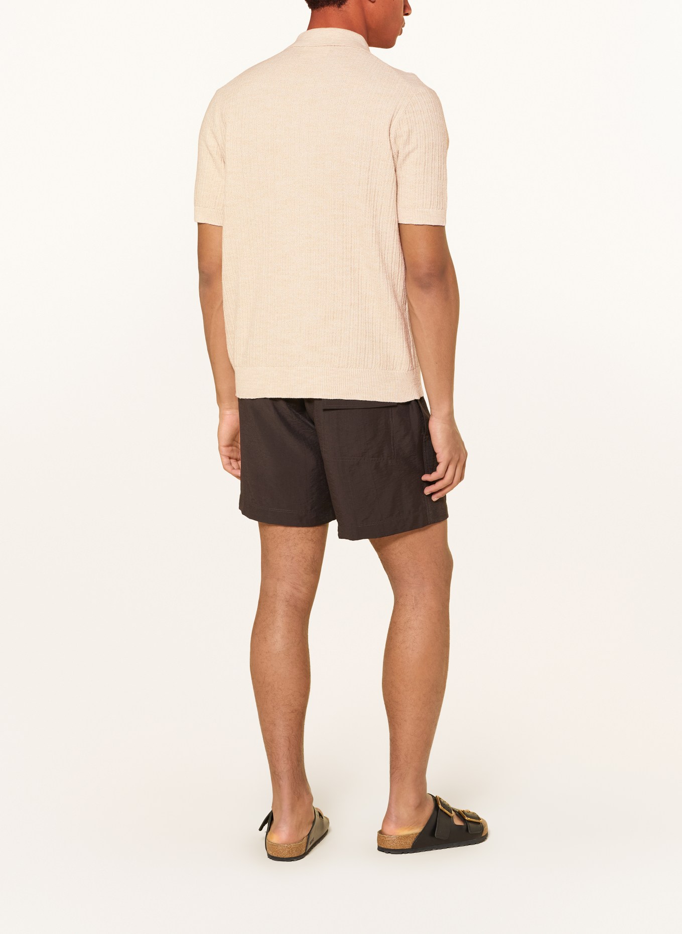 NN.07 Strickhemd NOLAN Comfort Fit: ECRU