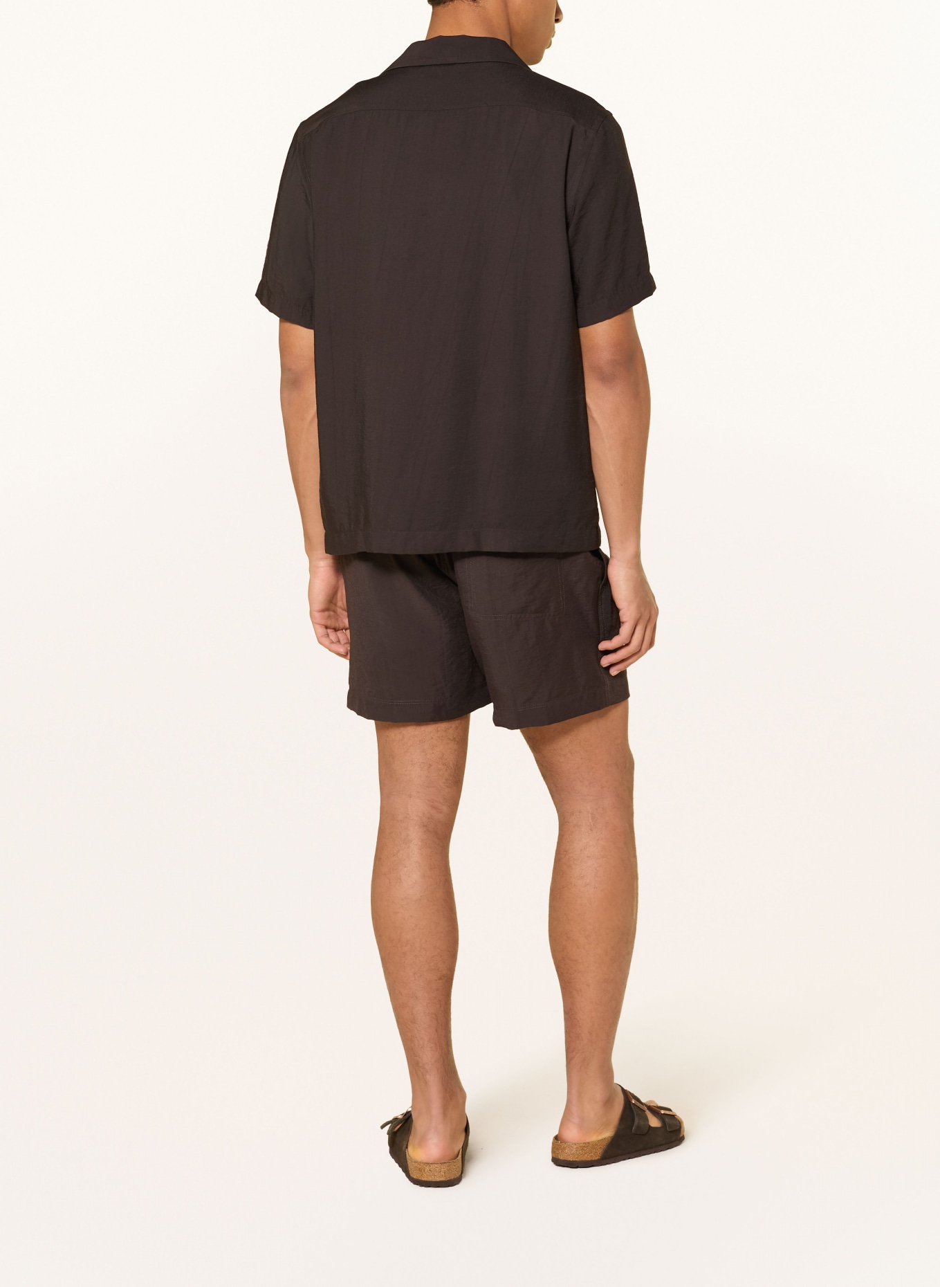 NN.07 RYDER shorts: DARK BROWN