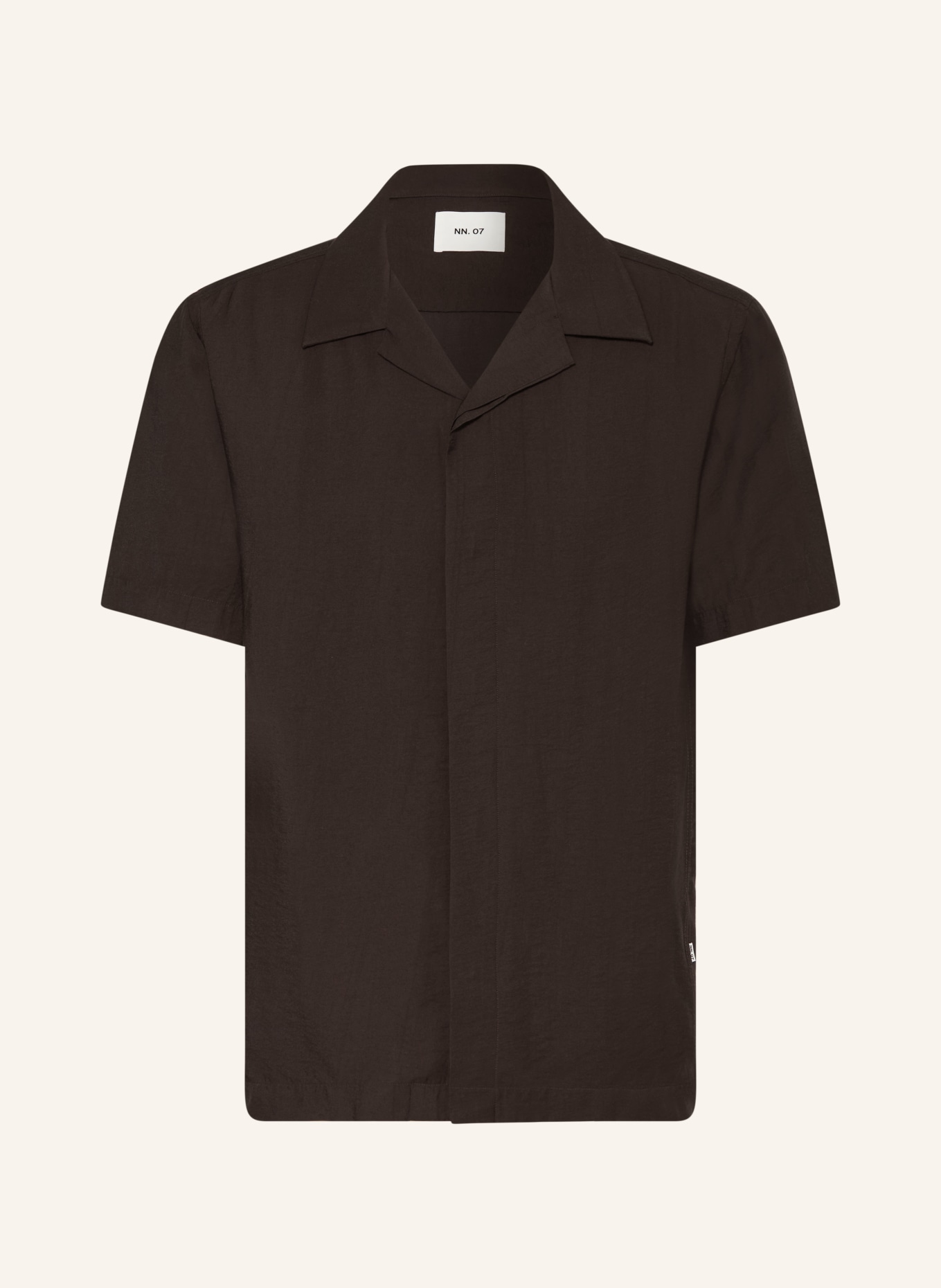 NN.07 Resorthemd HANK Relaxed Fit: DUNKELBRAUN