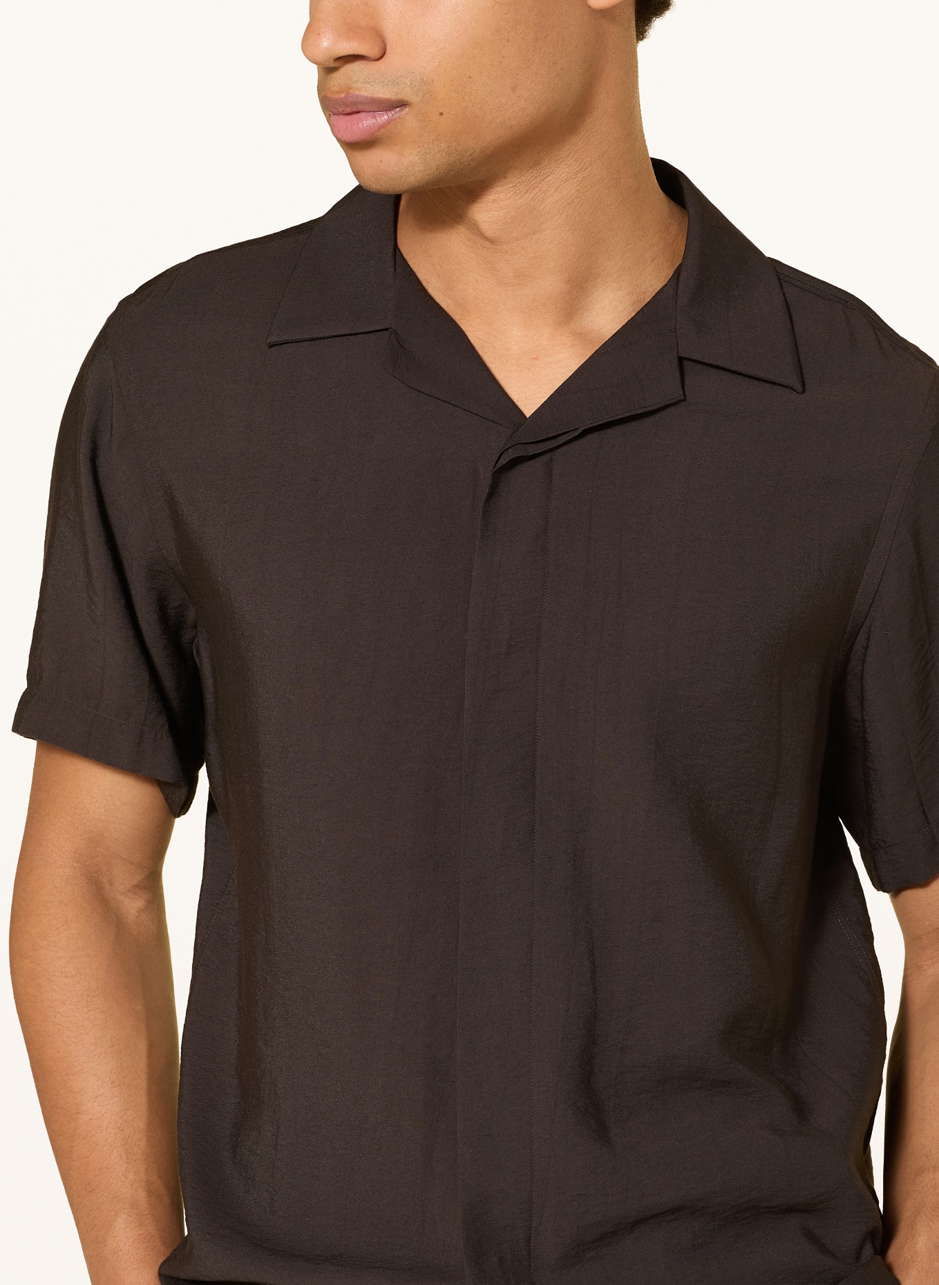NN.07 Resorthemd HANK Relaxed Fit: DUNKELBRAUN