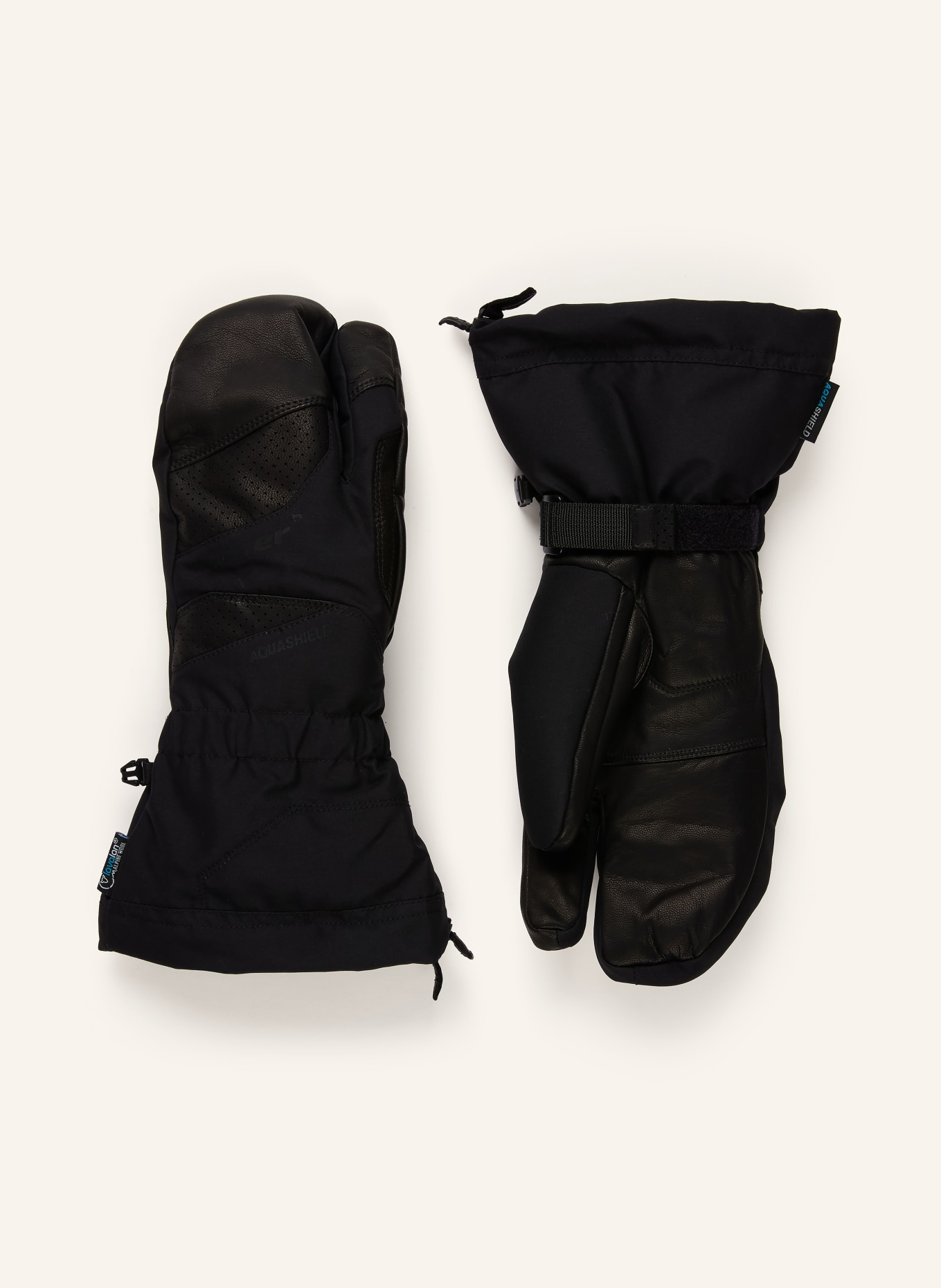 Ziener GAIKUSO AS® AW ski gloves: BLACK