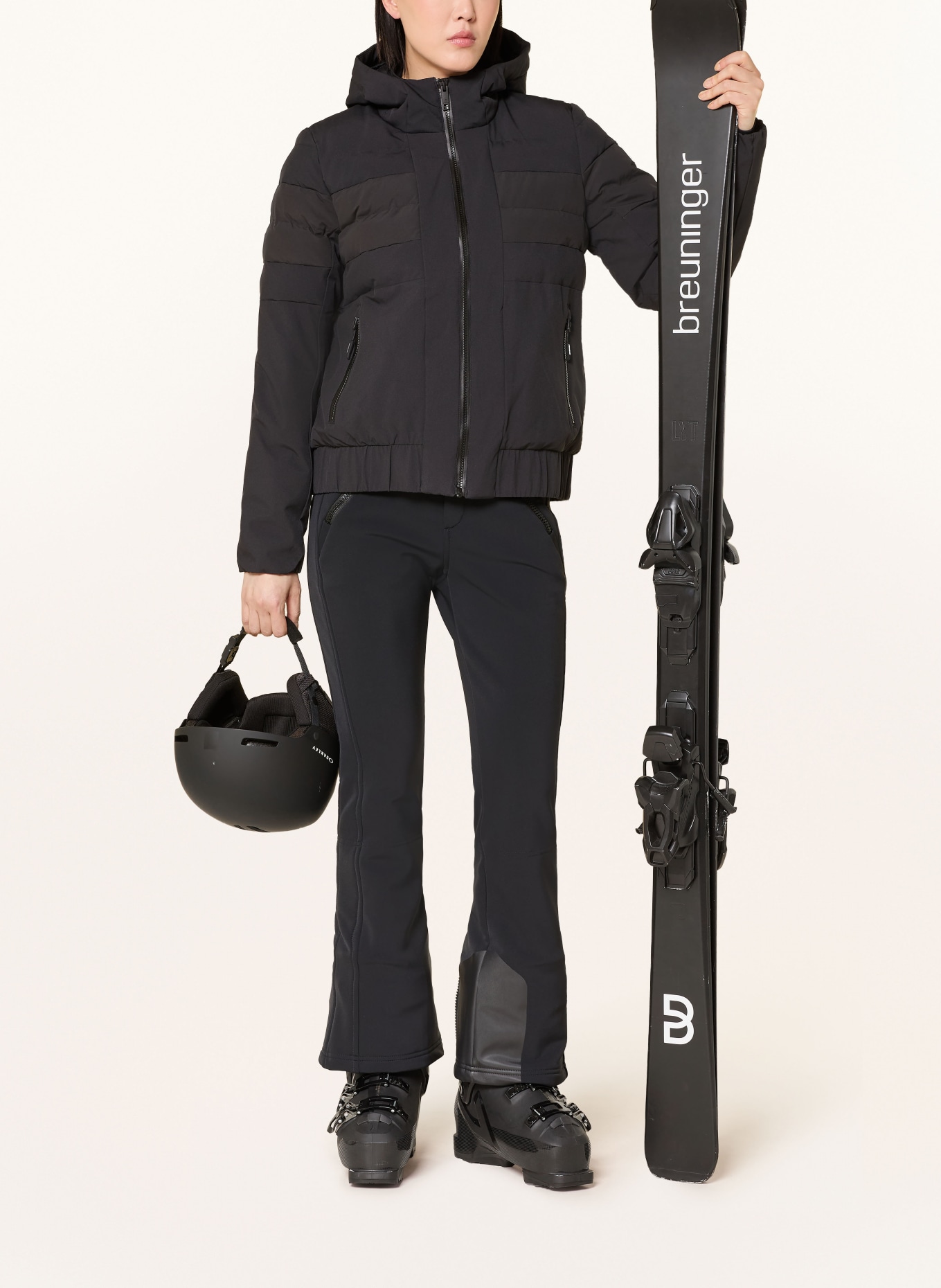 Ziener Lyžařská bunda TINDIA: ČERNÁ