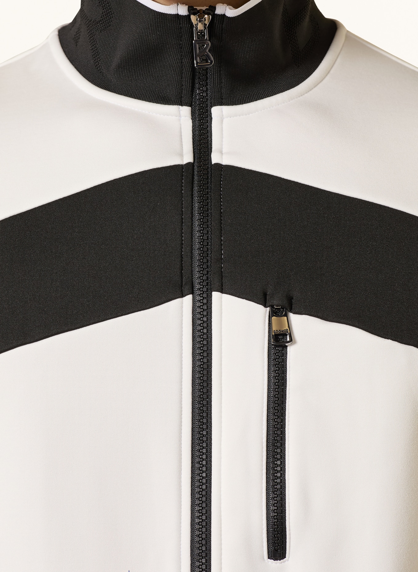 BOGNER XILAS2 mid-layer jacket: ECRU / BLACK