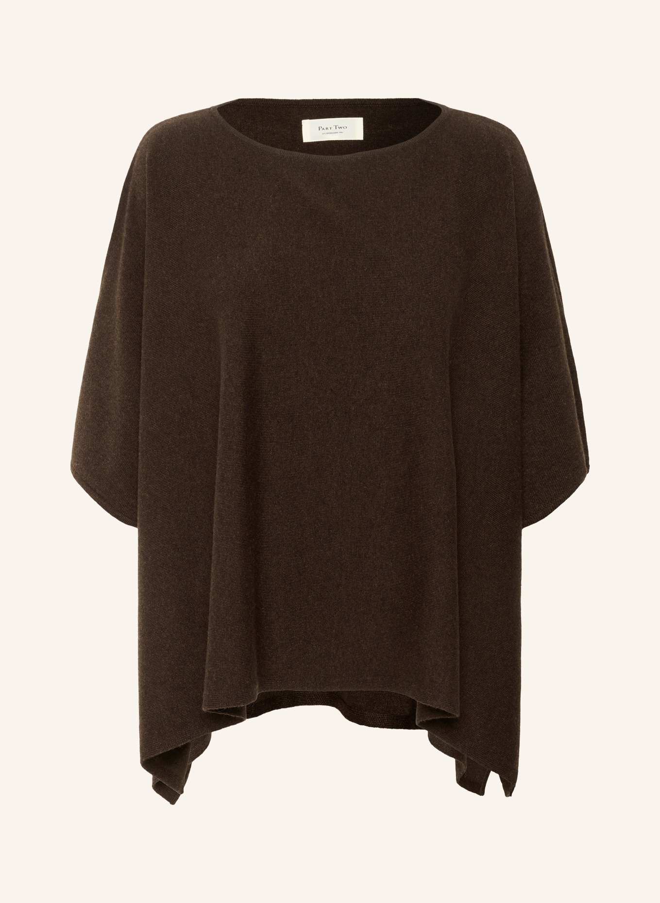 Part Two Poncho TILANNAPW: MARRON FONCÉ
