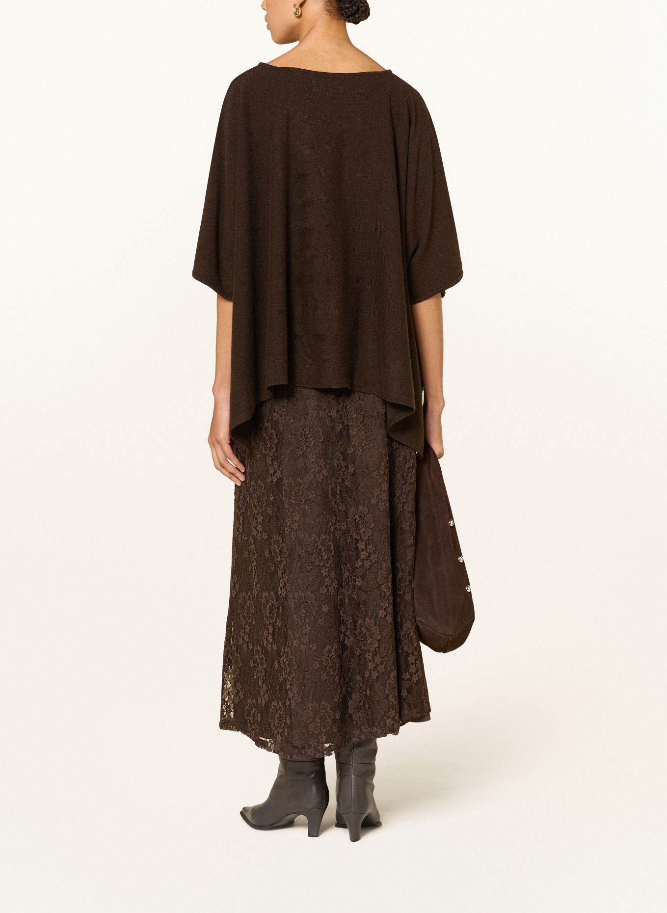 Part Two Poncho TILANNAPW: MARRON FONCÉ