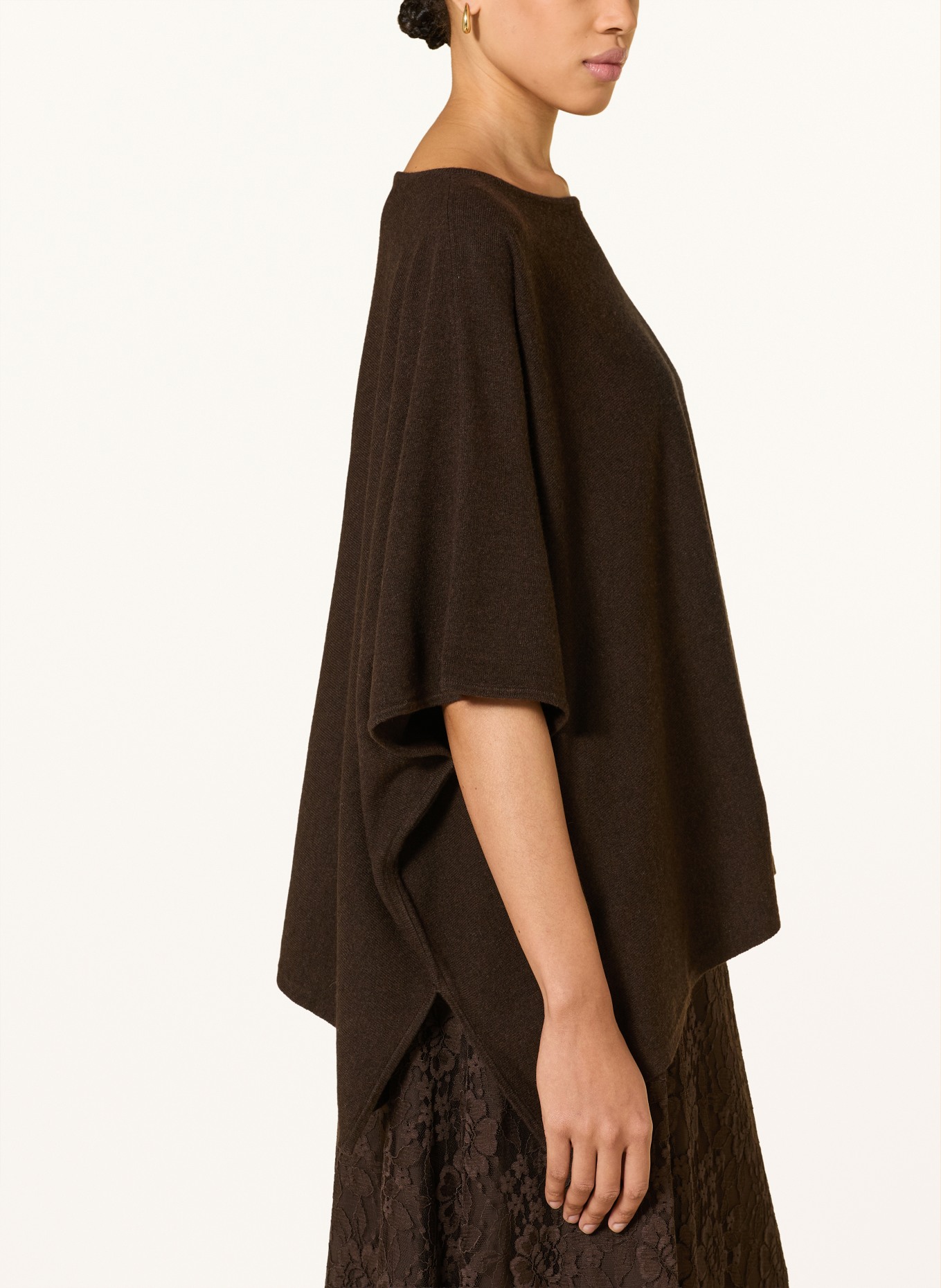 Part Two Poncho TILANNAPW: MARRON FONCÉ