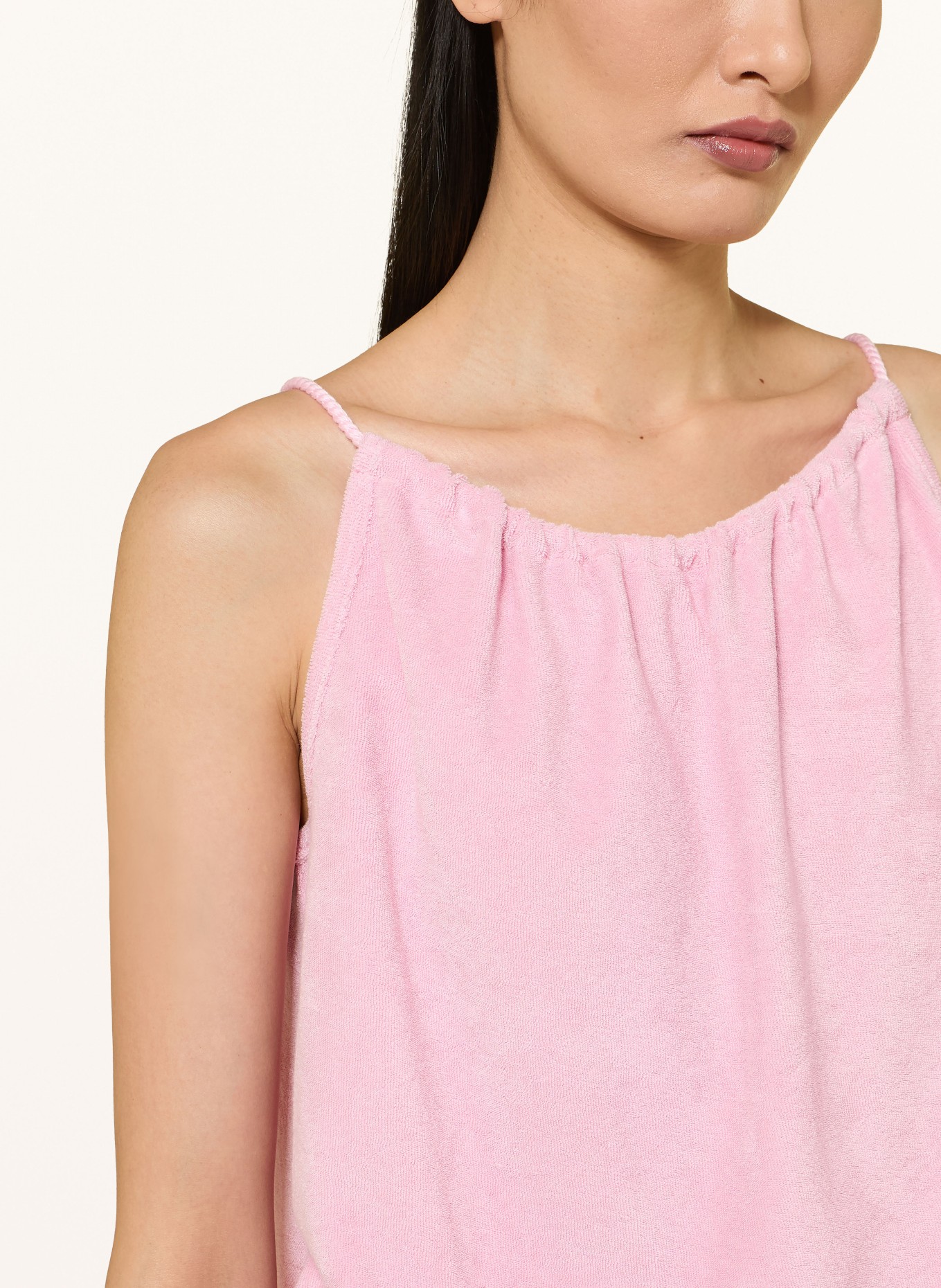 Juvia FLORETTA terry top: PINK