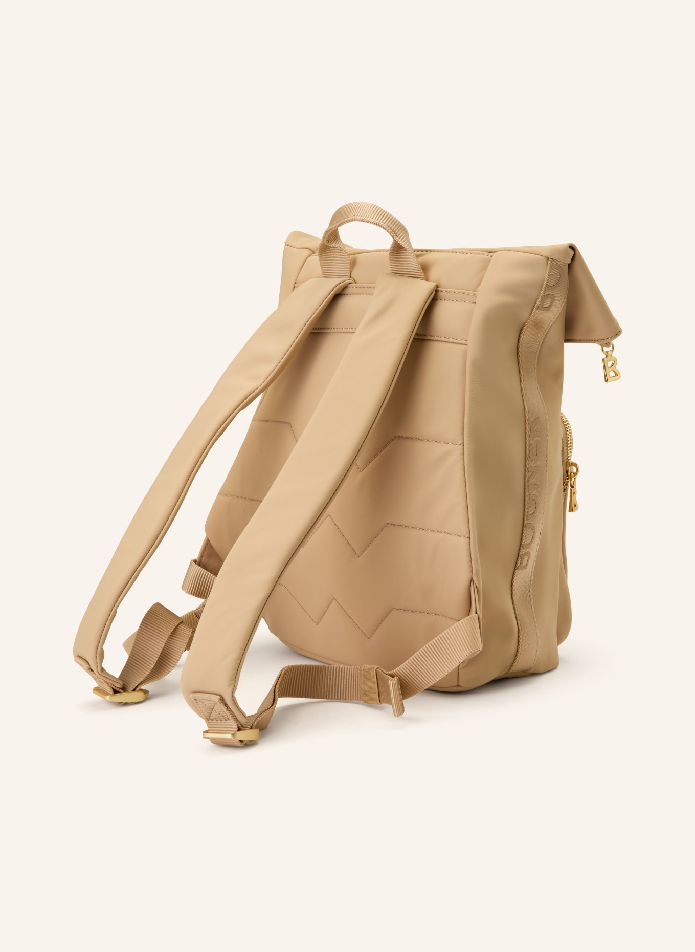 BOGNER Backpack: BEIGE / GOLD