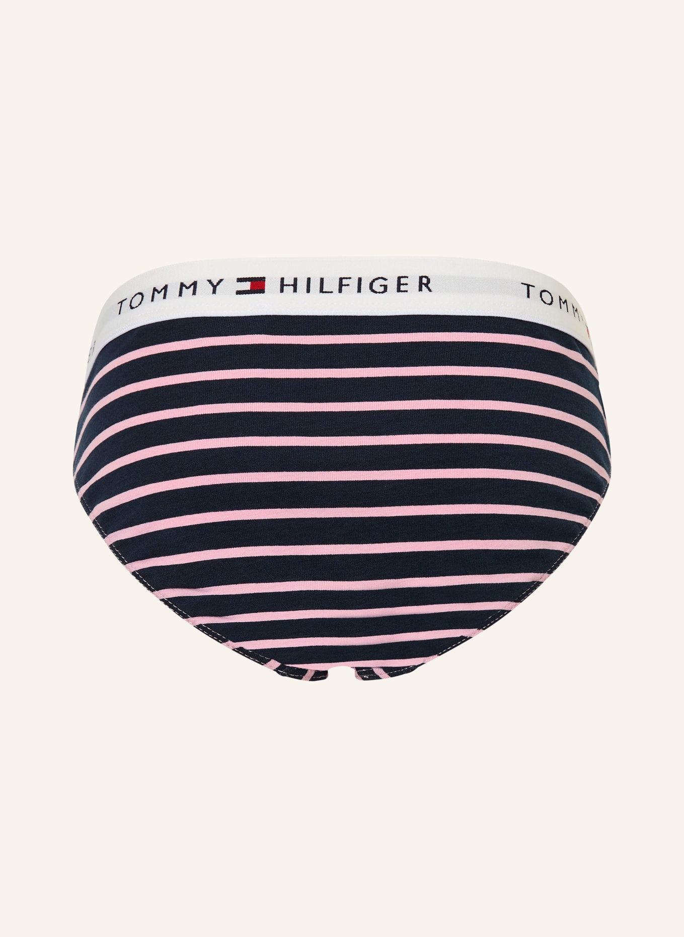 TOMMY HILFIGER Lot de 2 slips: BLEU FONCÉ / ROSE