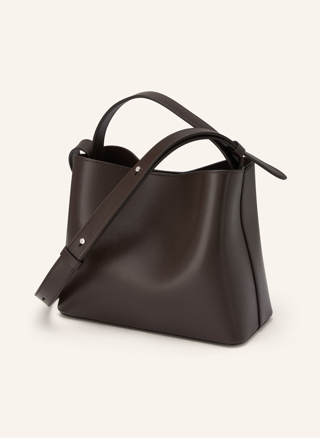 AESTHER EKME Crossbody bag ORIGINAL MINI SAC: DARK BROWN